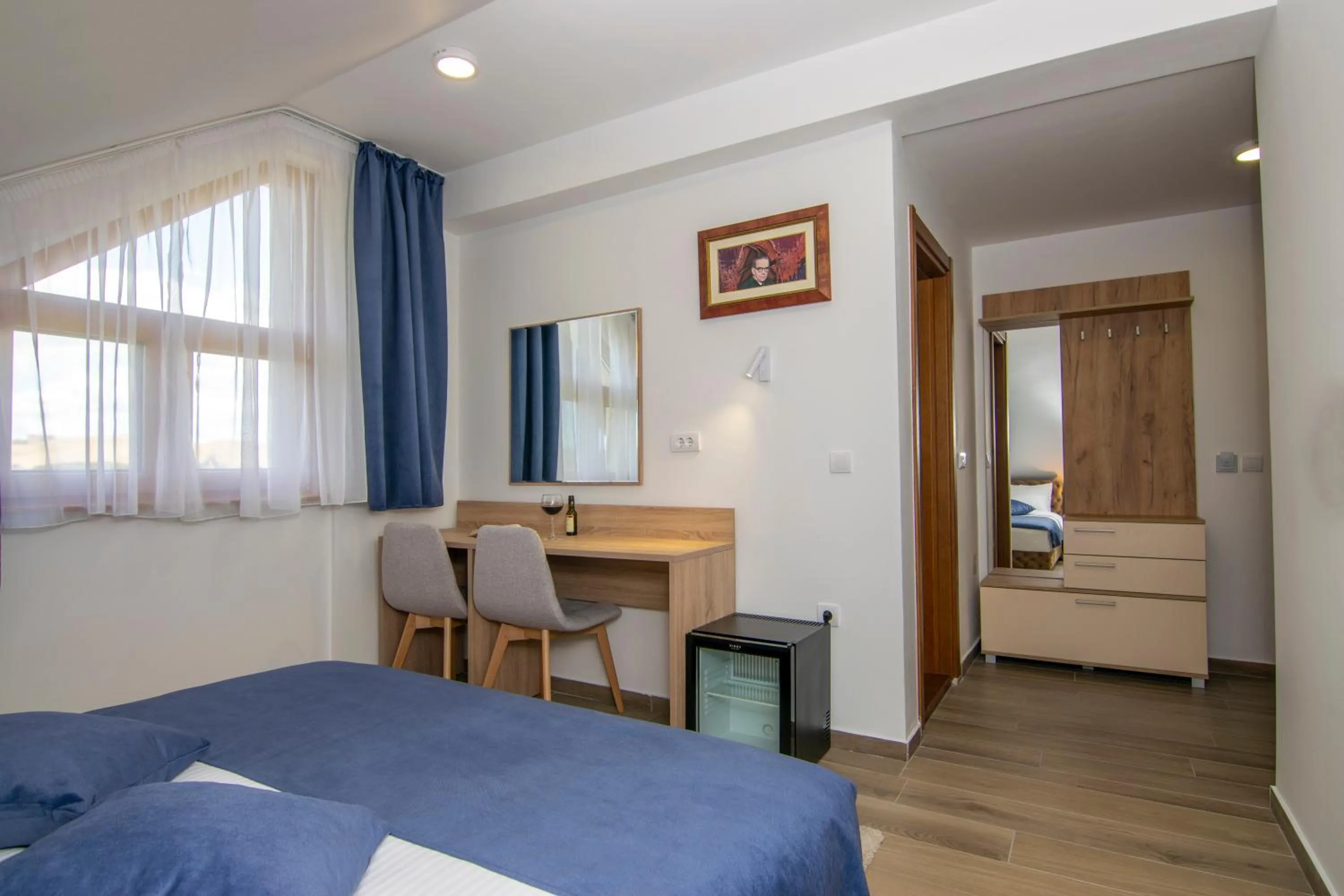 Decorative detail, Bed in Hotel Agape