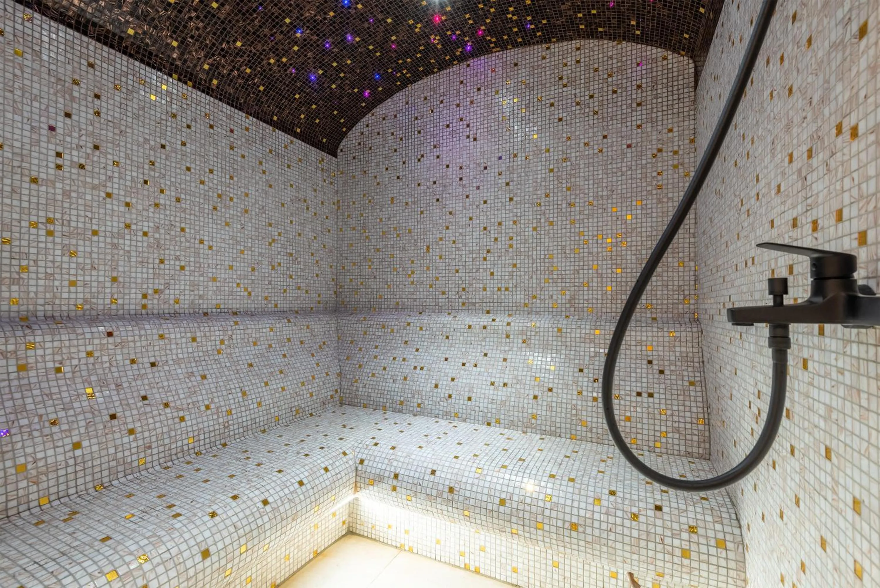 Steam room in Hotel Agape