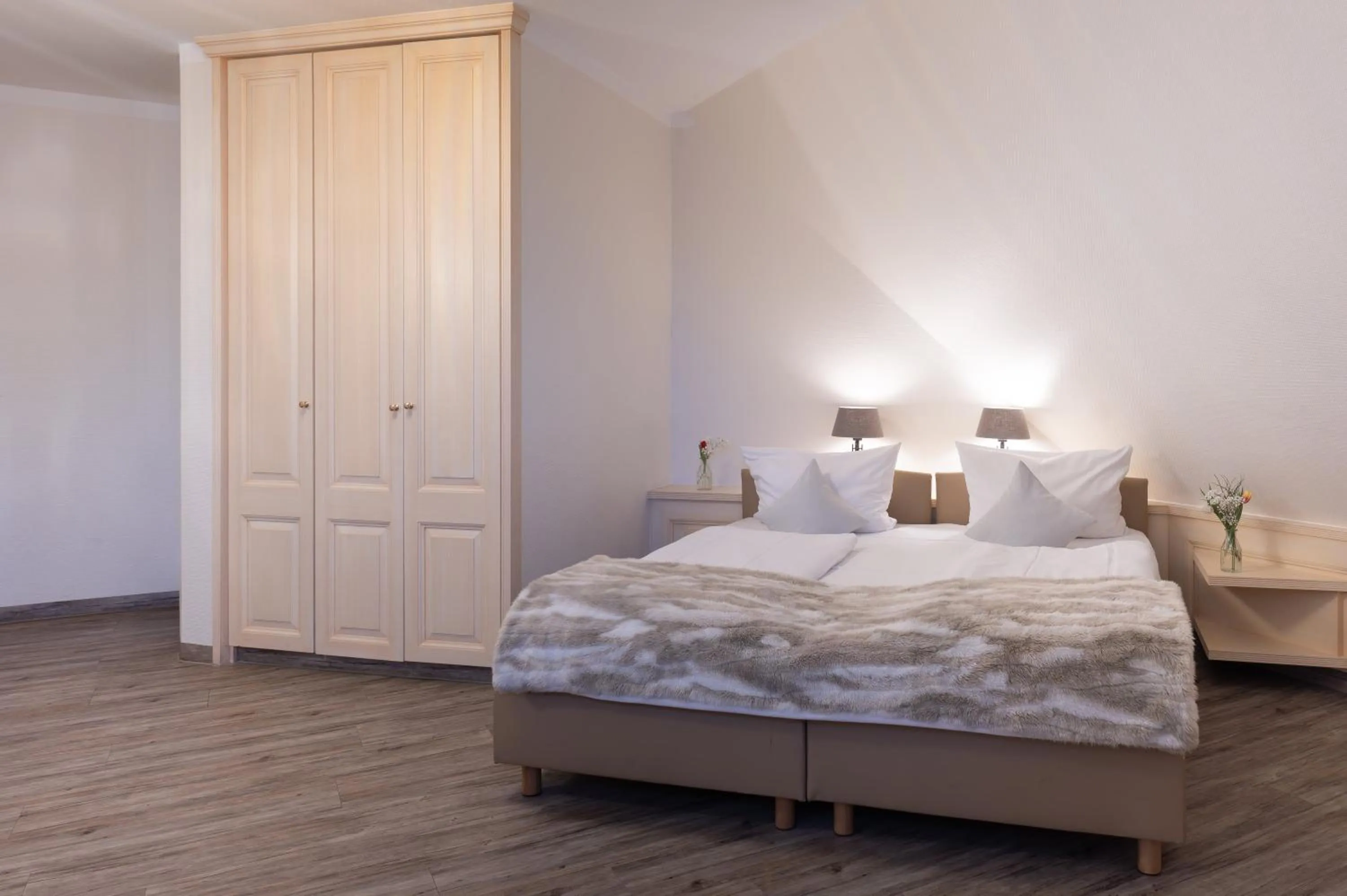 Bed in Romantik Landhotel 3Kronen