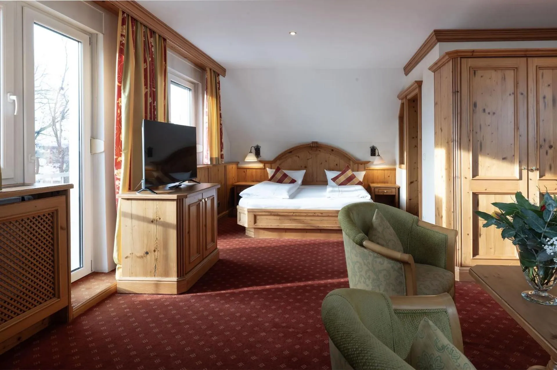 Bed in Romantik Landhotel 3Kronen