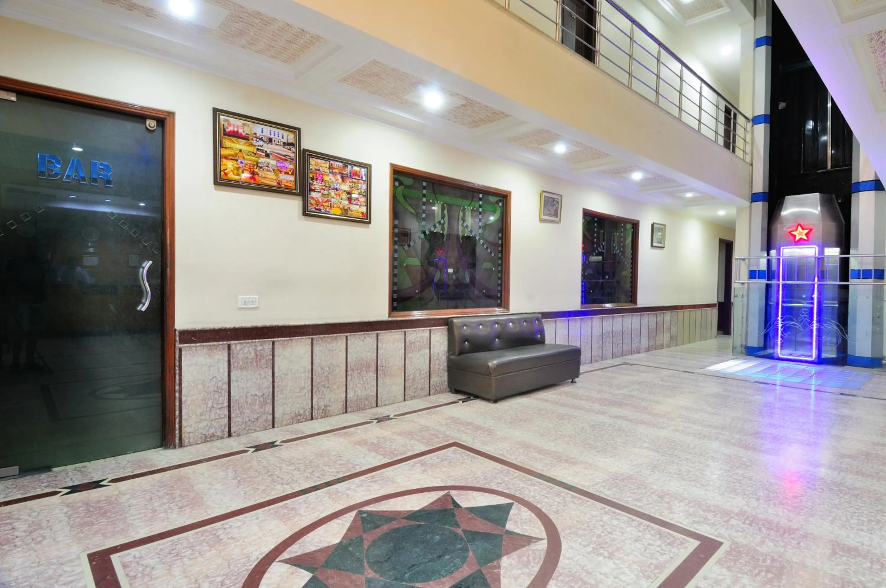 Balcony/Terrace, Lobby/Reception in Hotel Maharaja Residency
