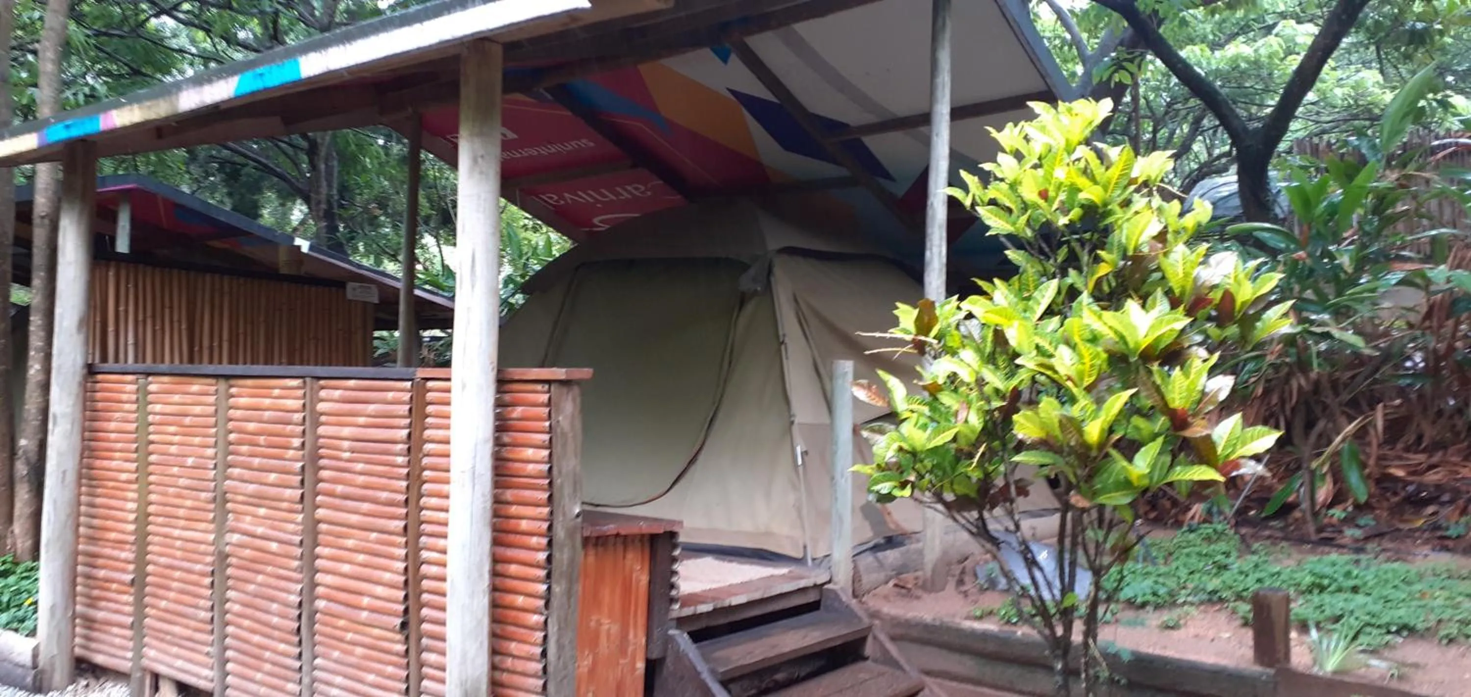 Garden view in Hazyview Adventure Backpackers