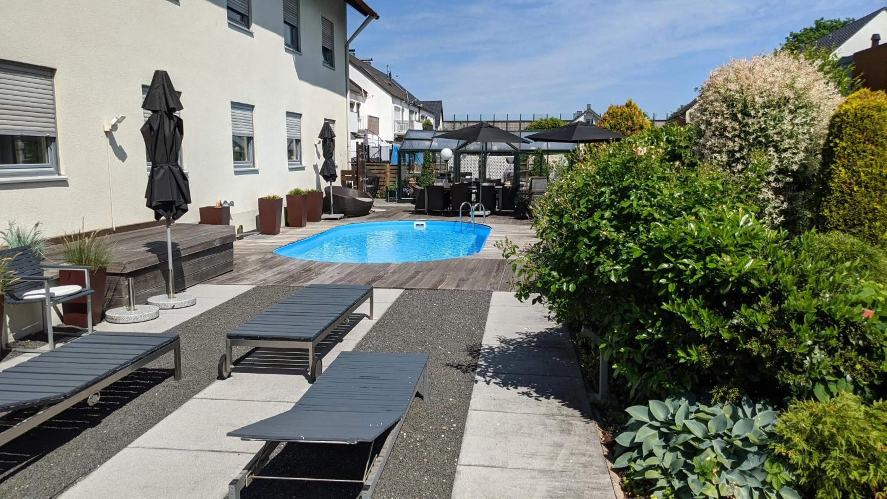 Swimming pool in Hotel Rotes Ross