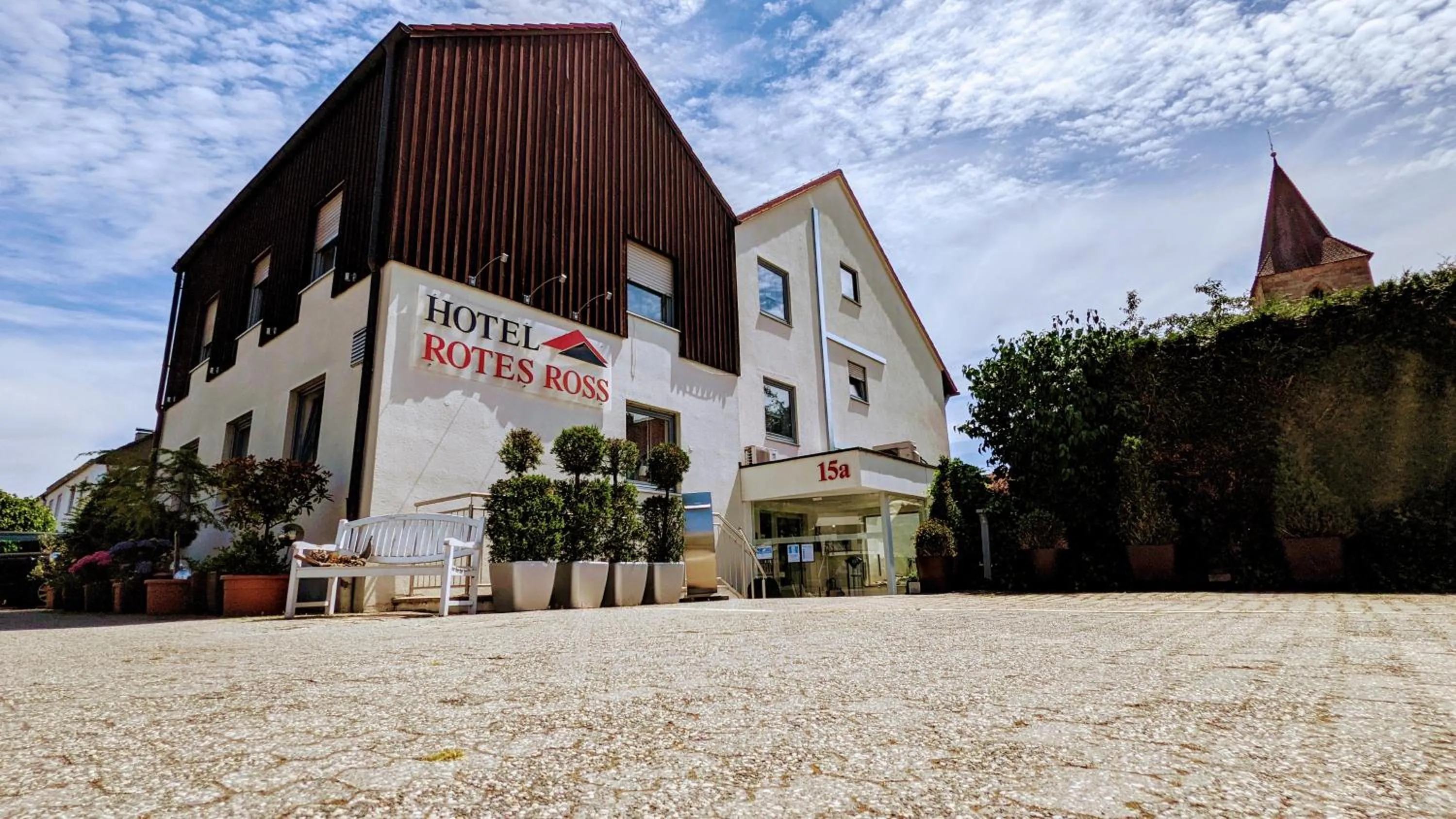 Property building in Hotel Rotes Ross