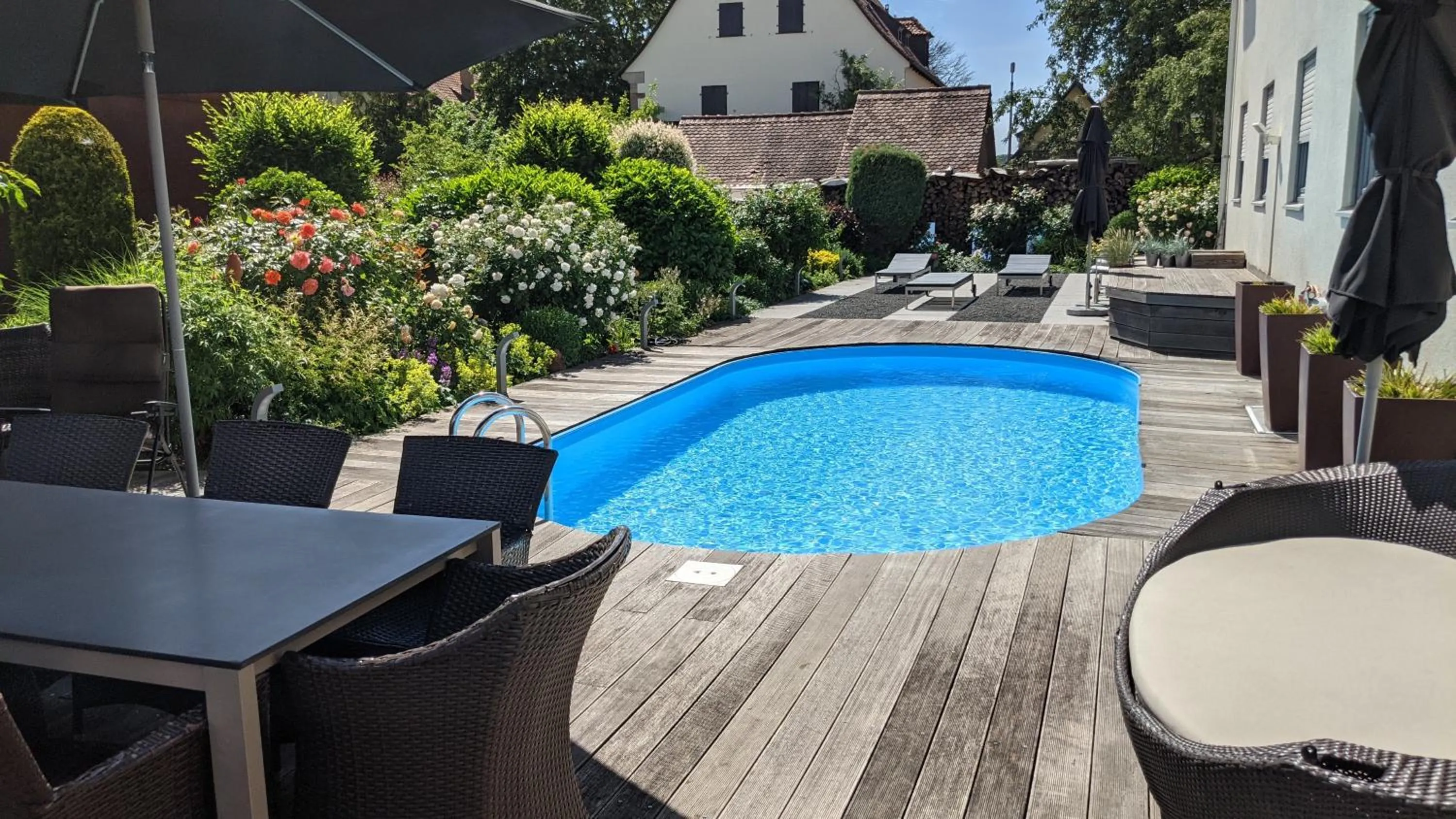 Swimming pool in Hotel Rotes Ross
