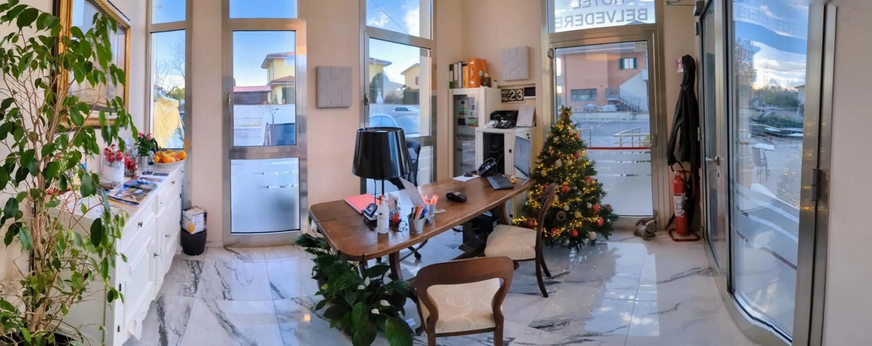 Lobby or reception in Hotel Belvedere