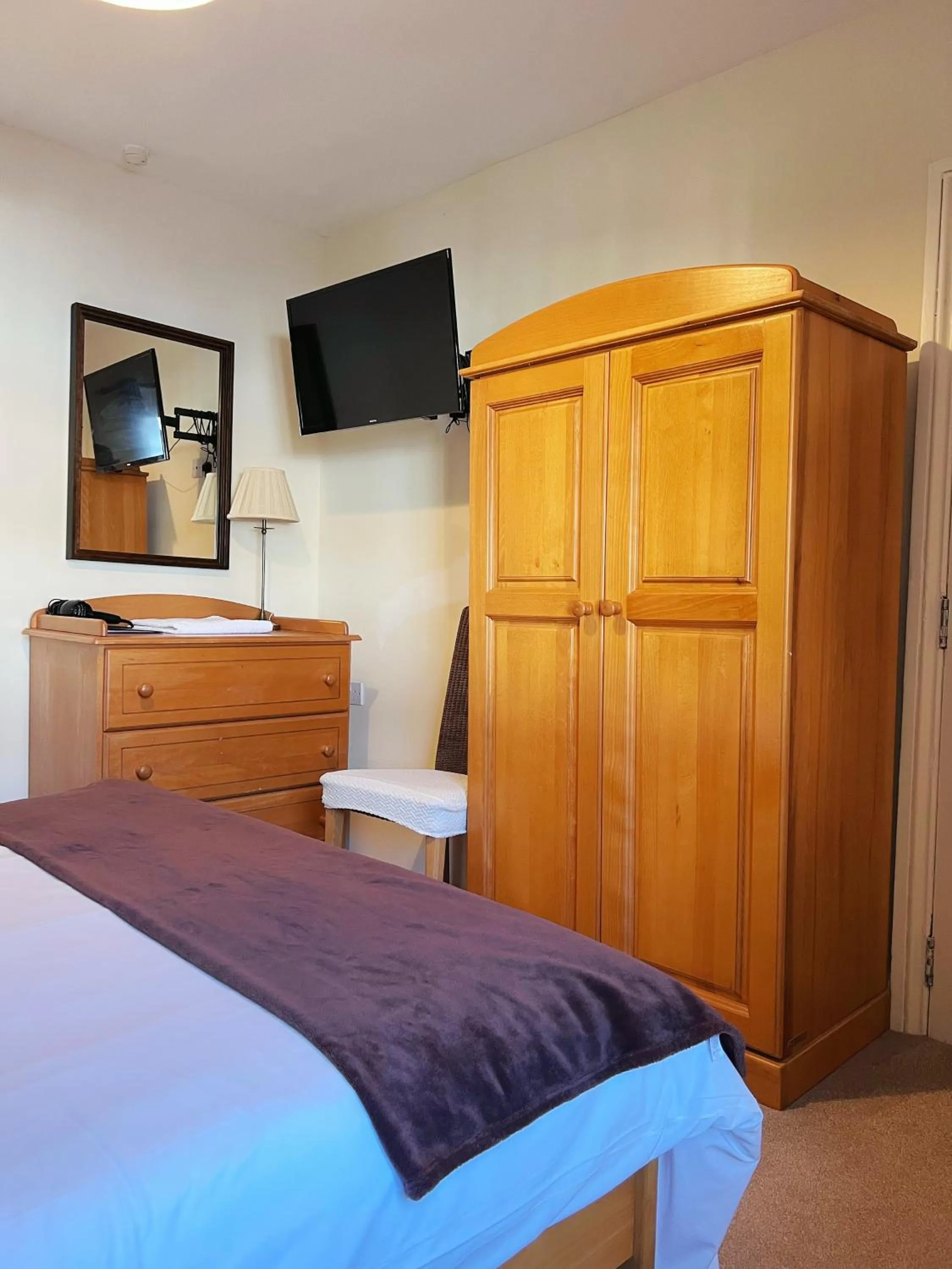 Bed in The Crown Hotel