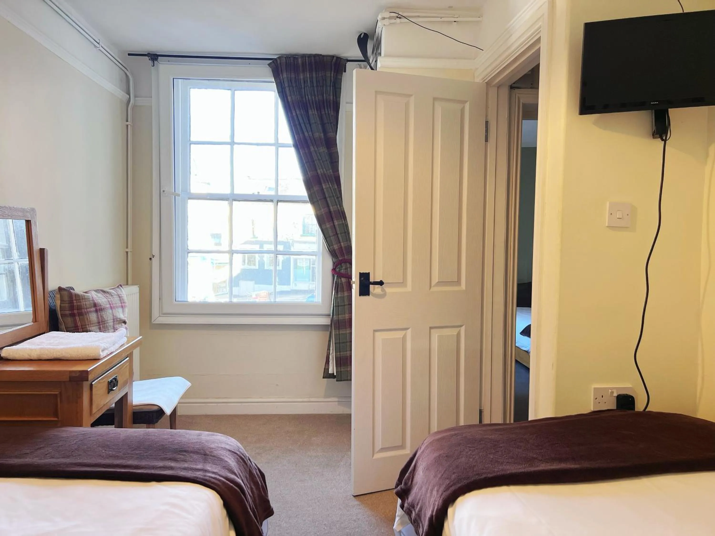 Bed in The Crown Hotel