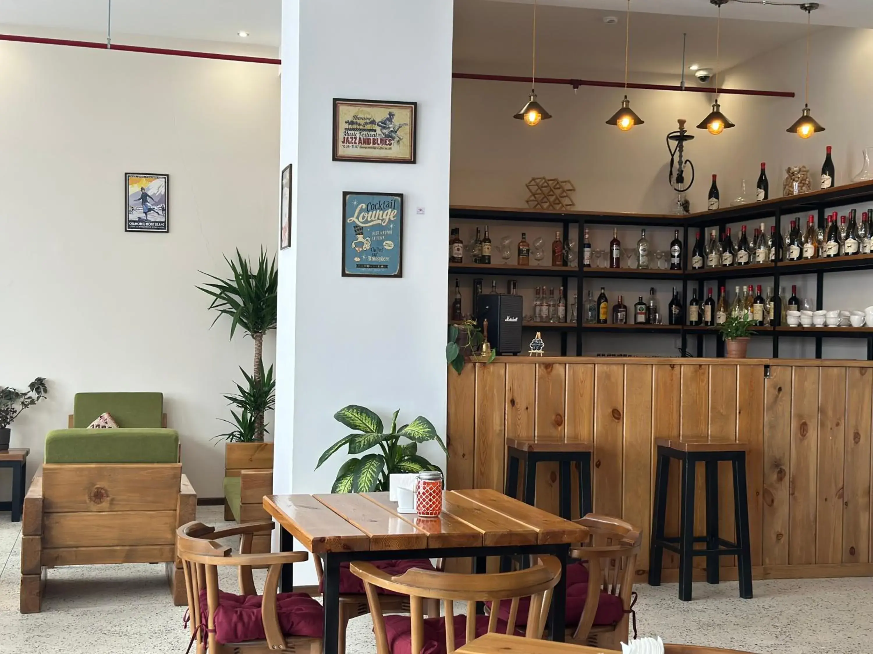 Lounge or bar in Mountain House Kazbegi Lounge or bar in Mountain House Kazbegi