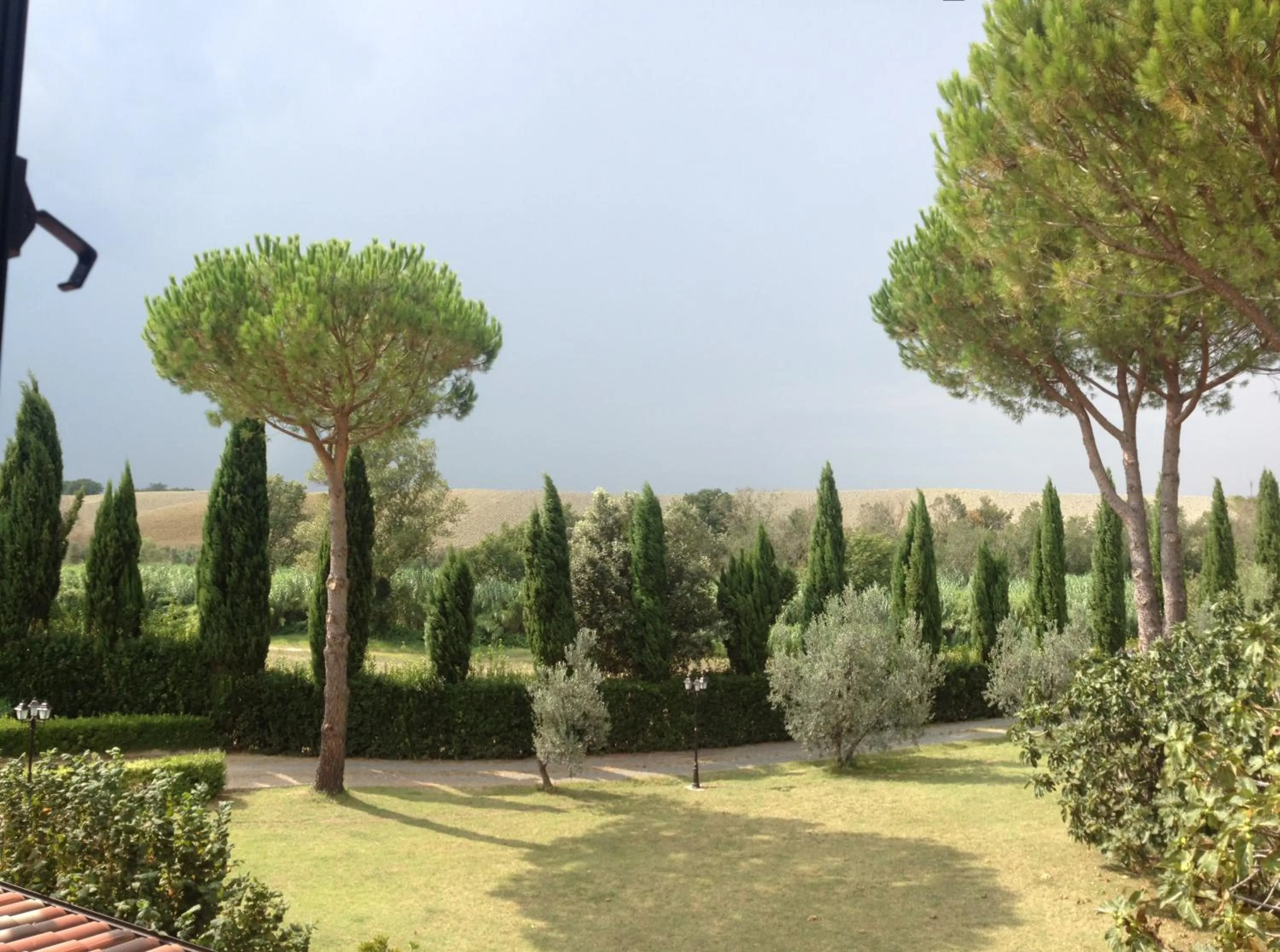 Garden view in Podere Il Mulino