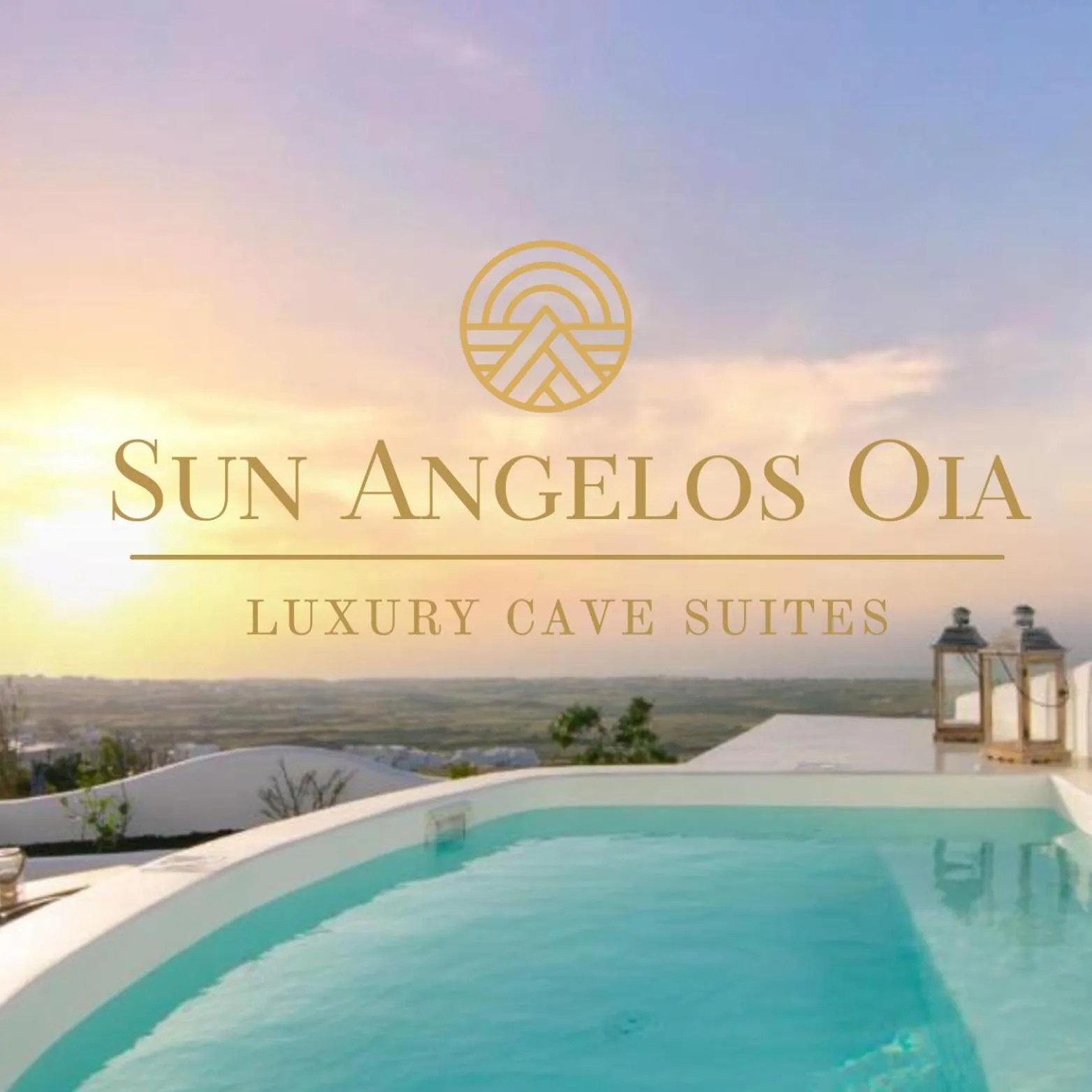 Property logo or sign in Sun Angelos Oia - Luxury Cave Suites