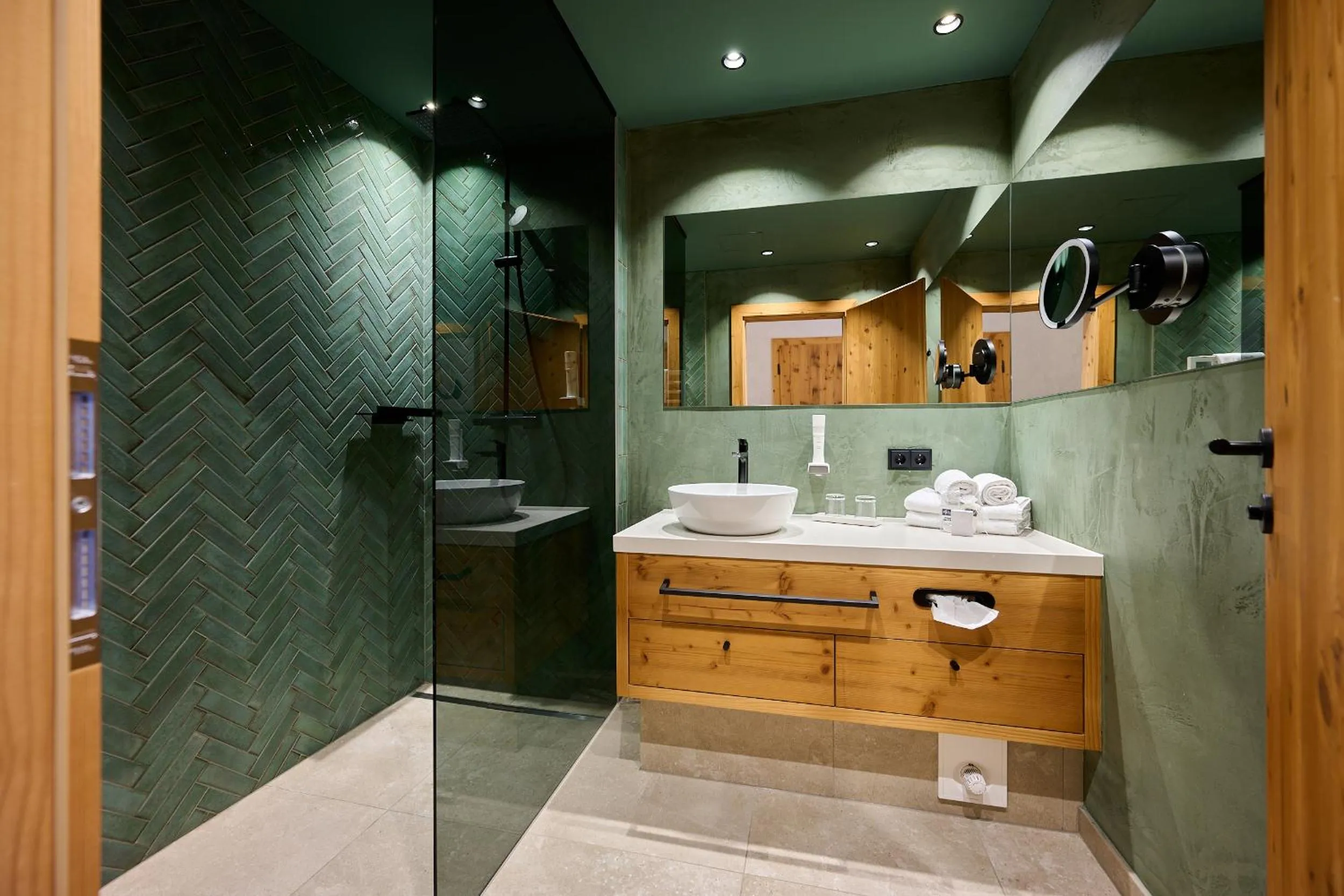 Bathroom in Landhotel Schermer