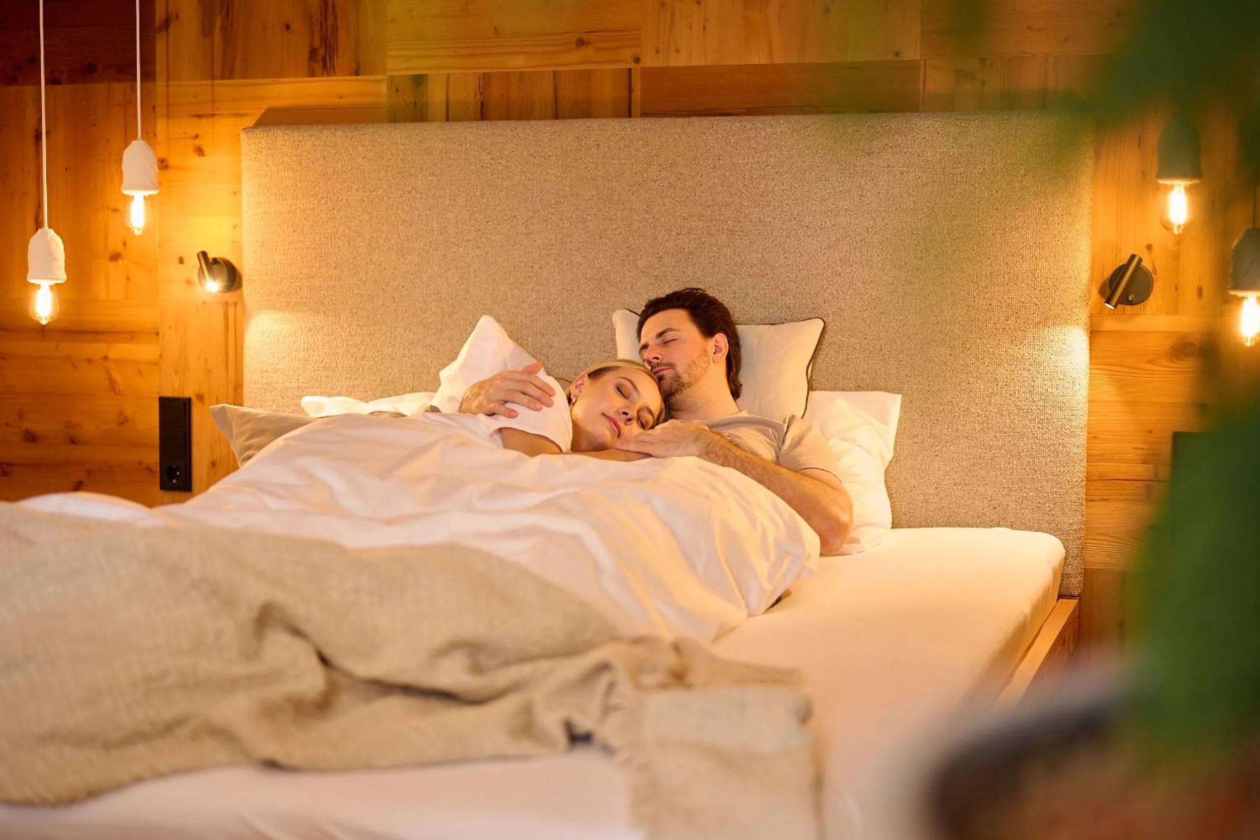 Bedroom, Bed in Landhotel Schermer