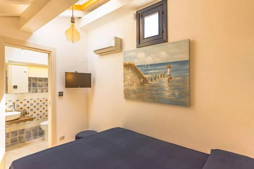 Bed in Design loft Marinella in Porticello