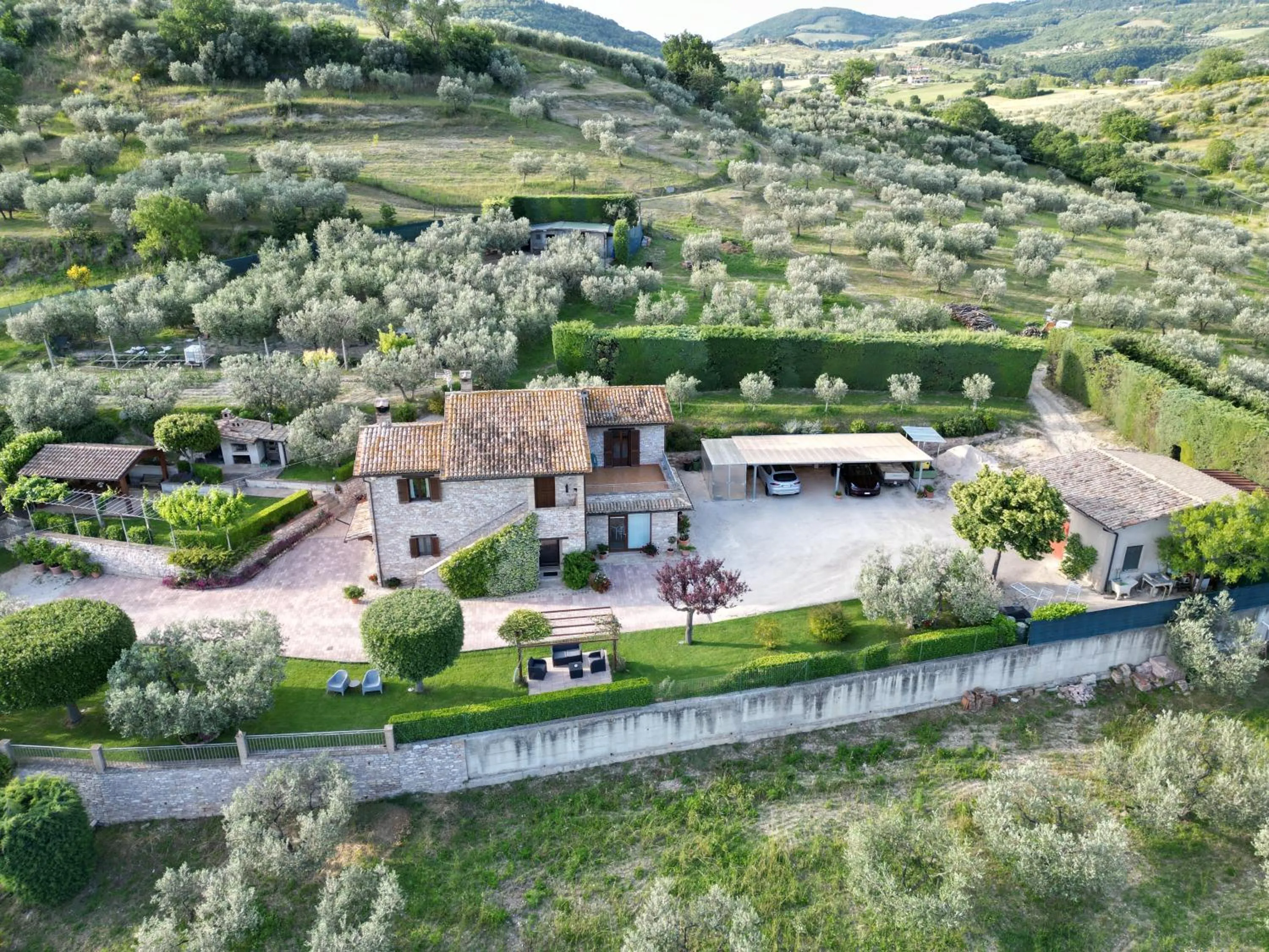 Bird's eye view in La Casa Tra Gli Ulivi