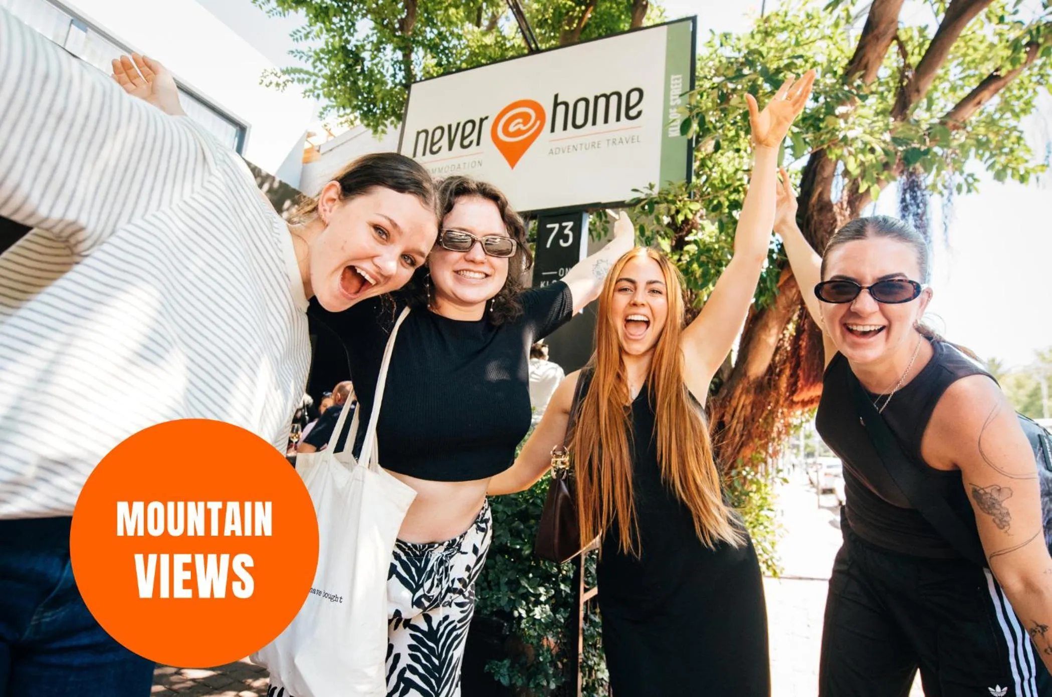 Facade/entrance in Never at Home Kloof Street