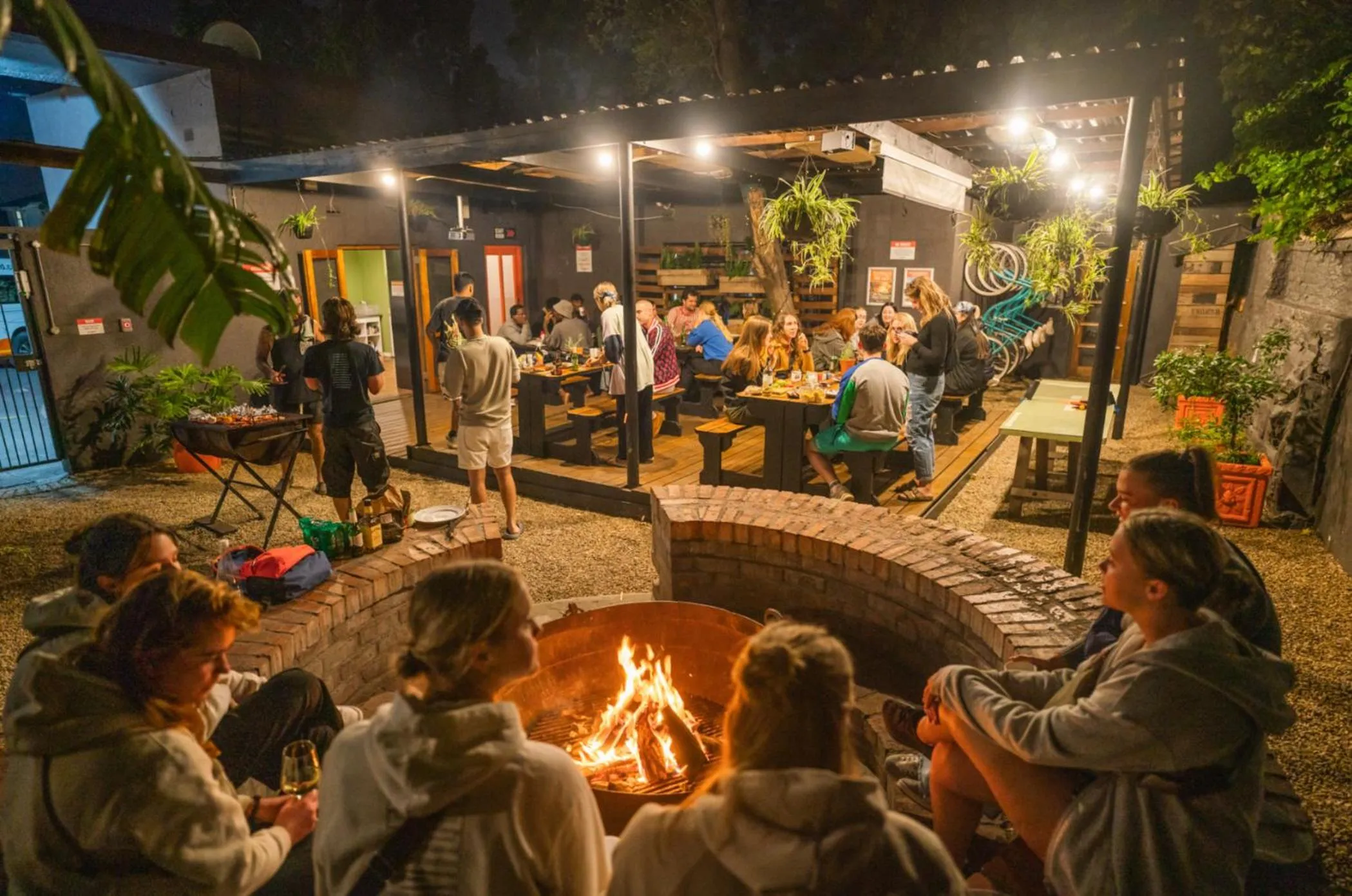 fireplace in Never at Home Kloof Street