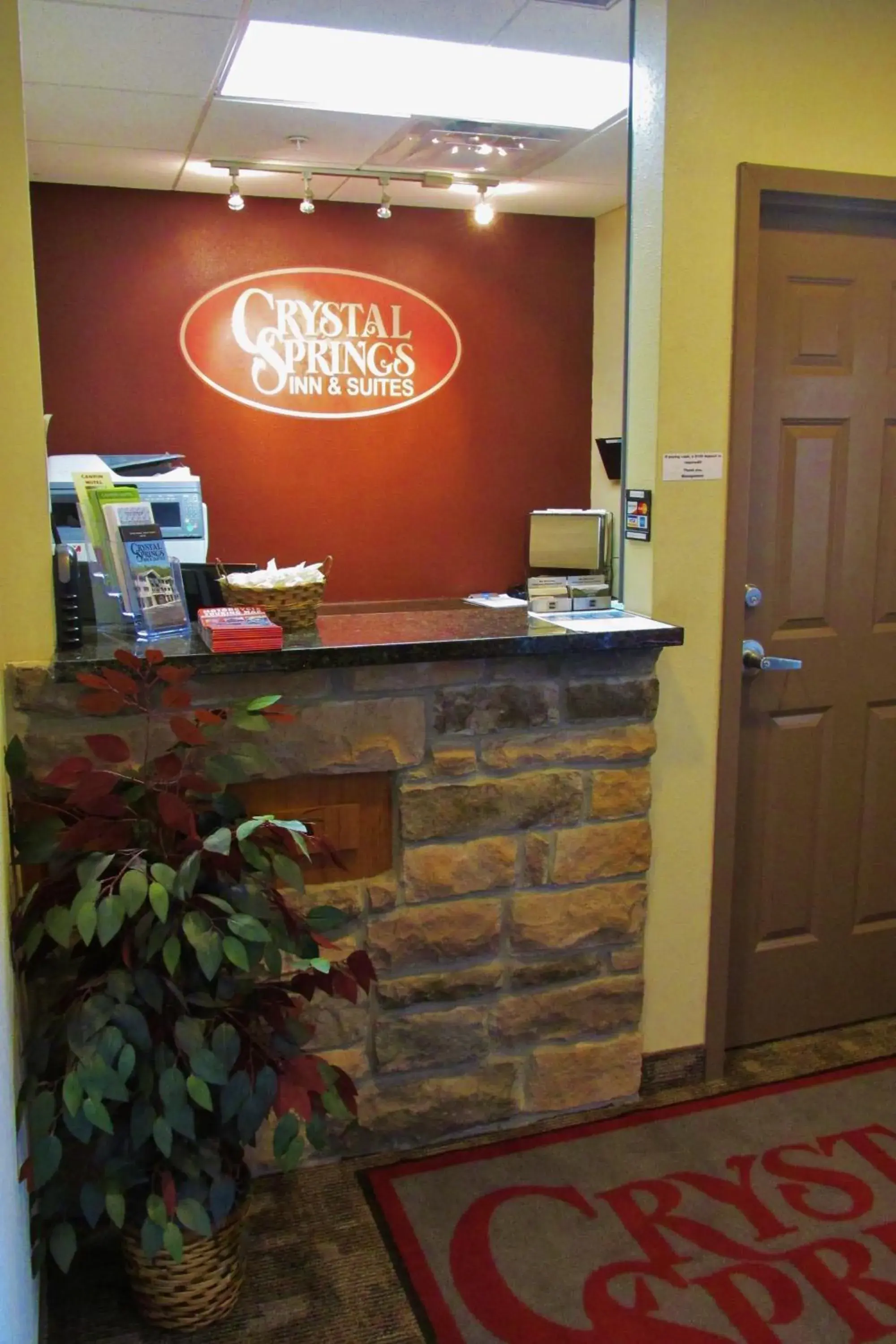 Lobby or reception in Crystal Springs Inn and Suites Lobby or reception in Crystal Springs Inn and Suites