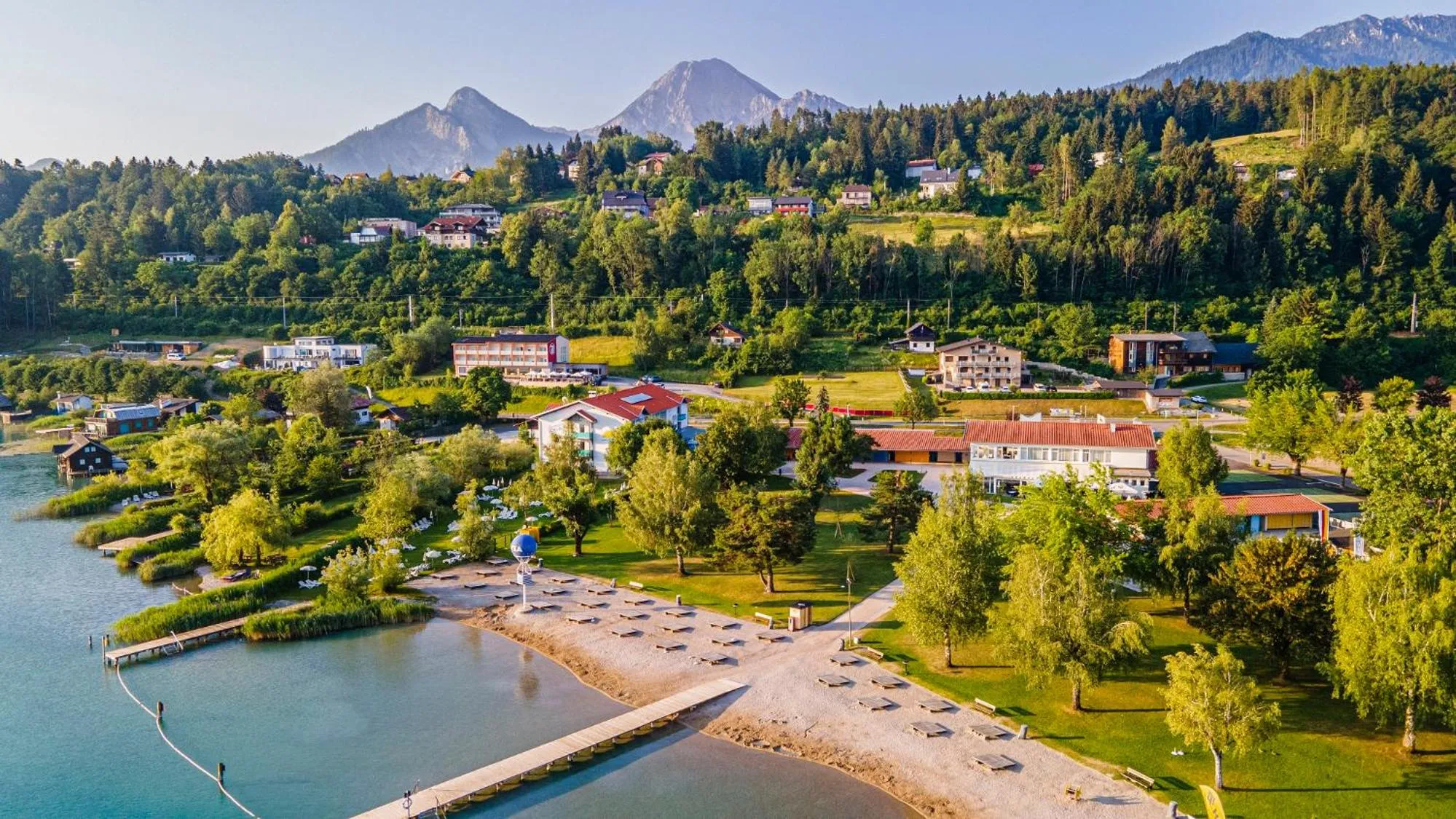 Beach in Strandhotel Faak