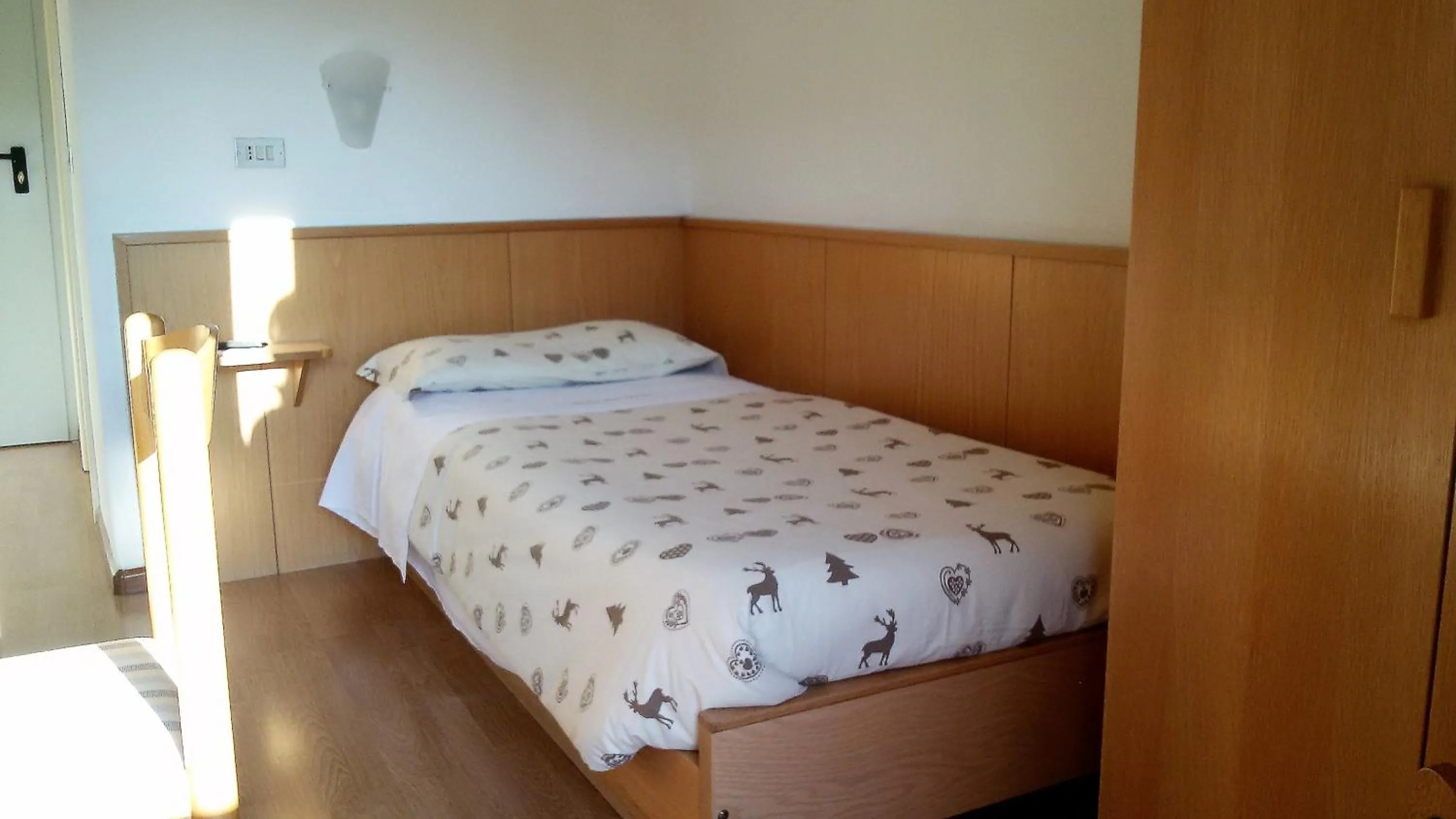 Bed in Hotel Edelweiss