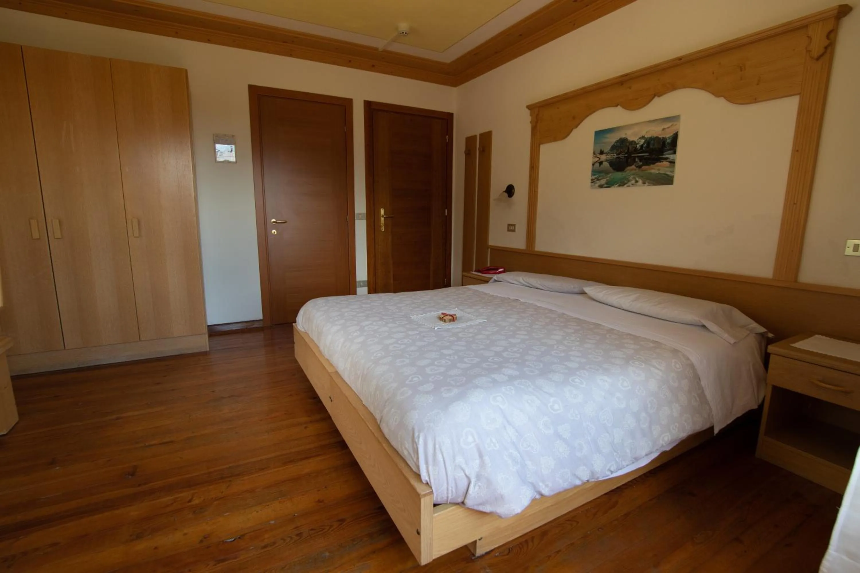 Bed in Hotel Edelweiss