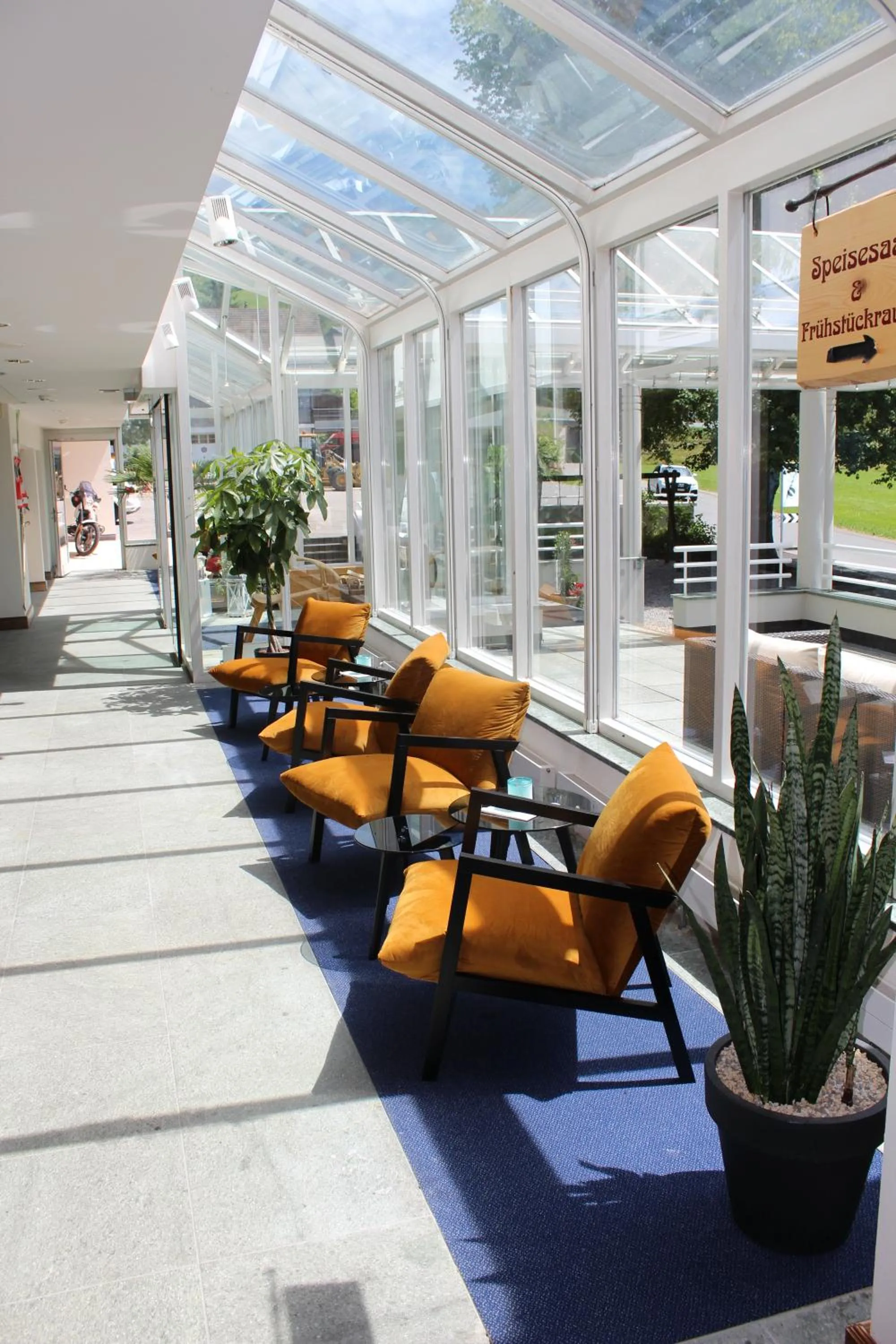 Lobby or reception in Hotel Sternen Unterwasser