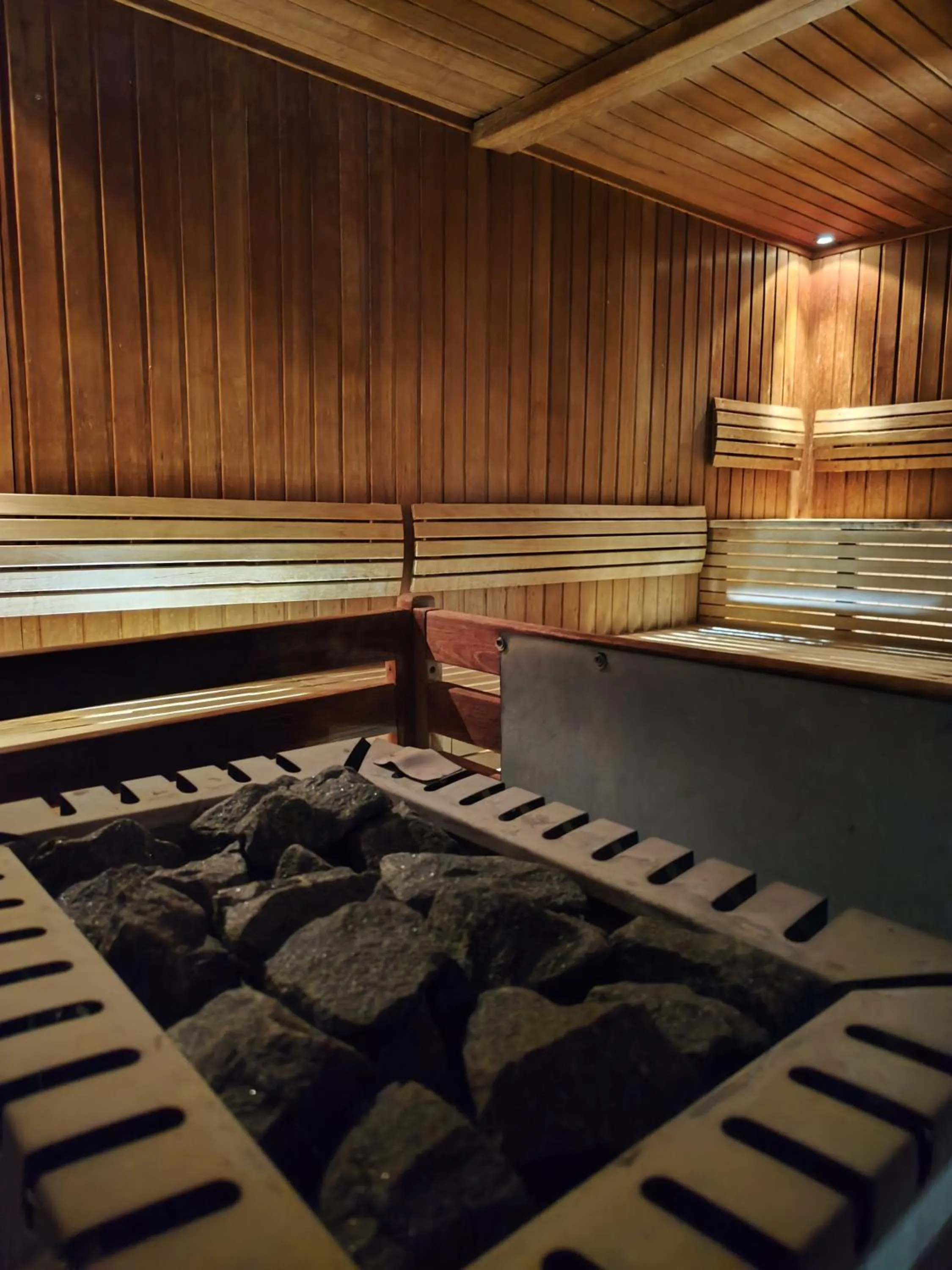 Sauna in Vulkán Wellness Hotel & Camping