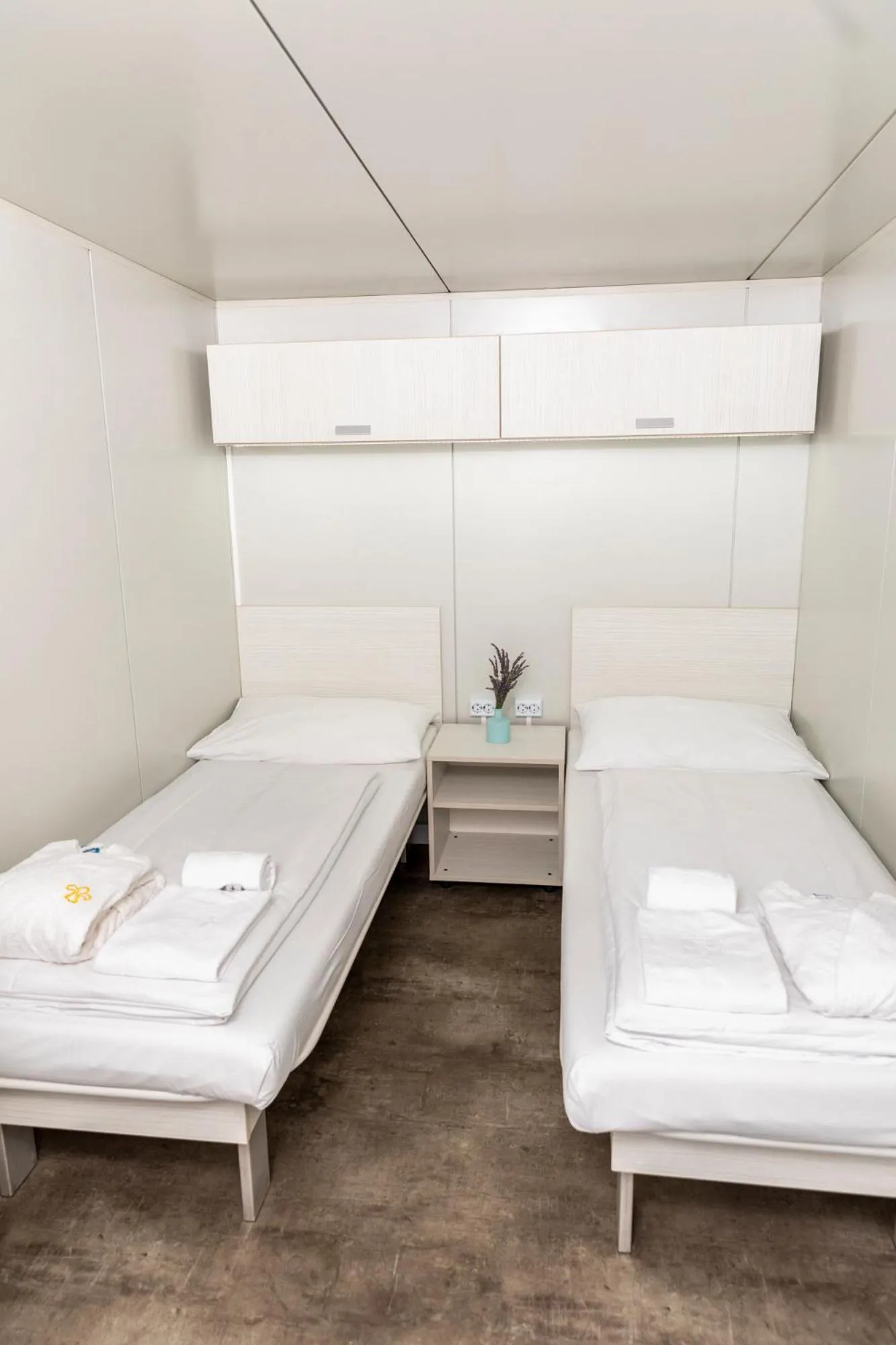 Bed in Vulkán Wellness Hotel & Camping