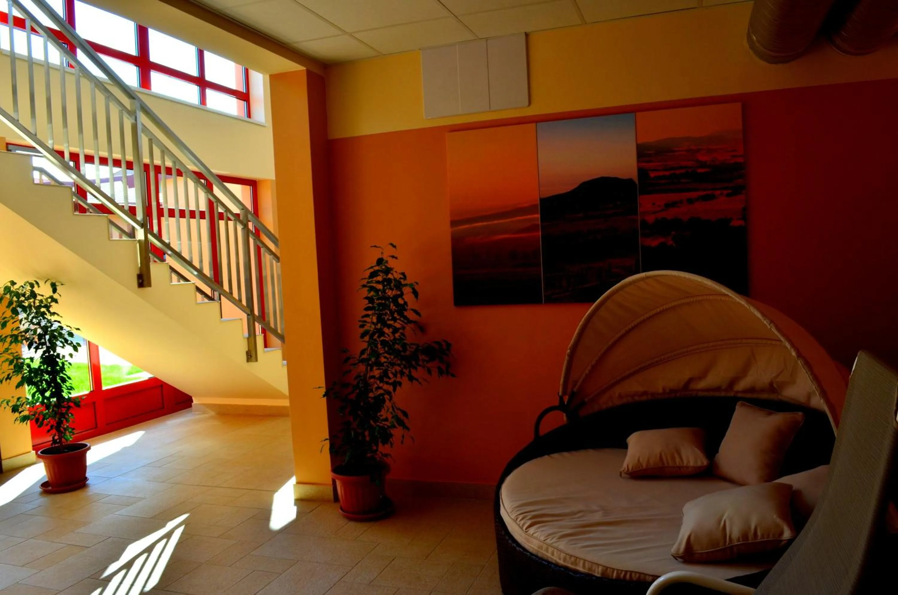 Sauna in Vulkán Wellness Hotel & Camping