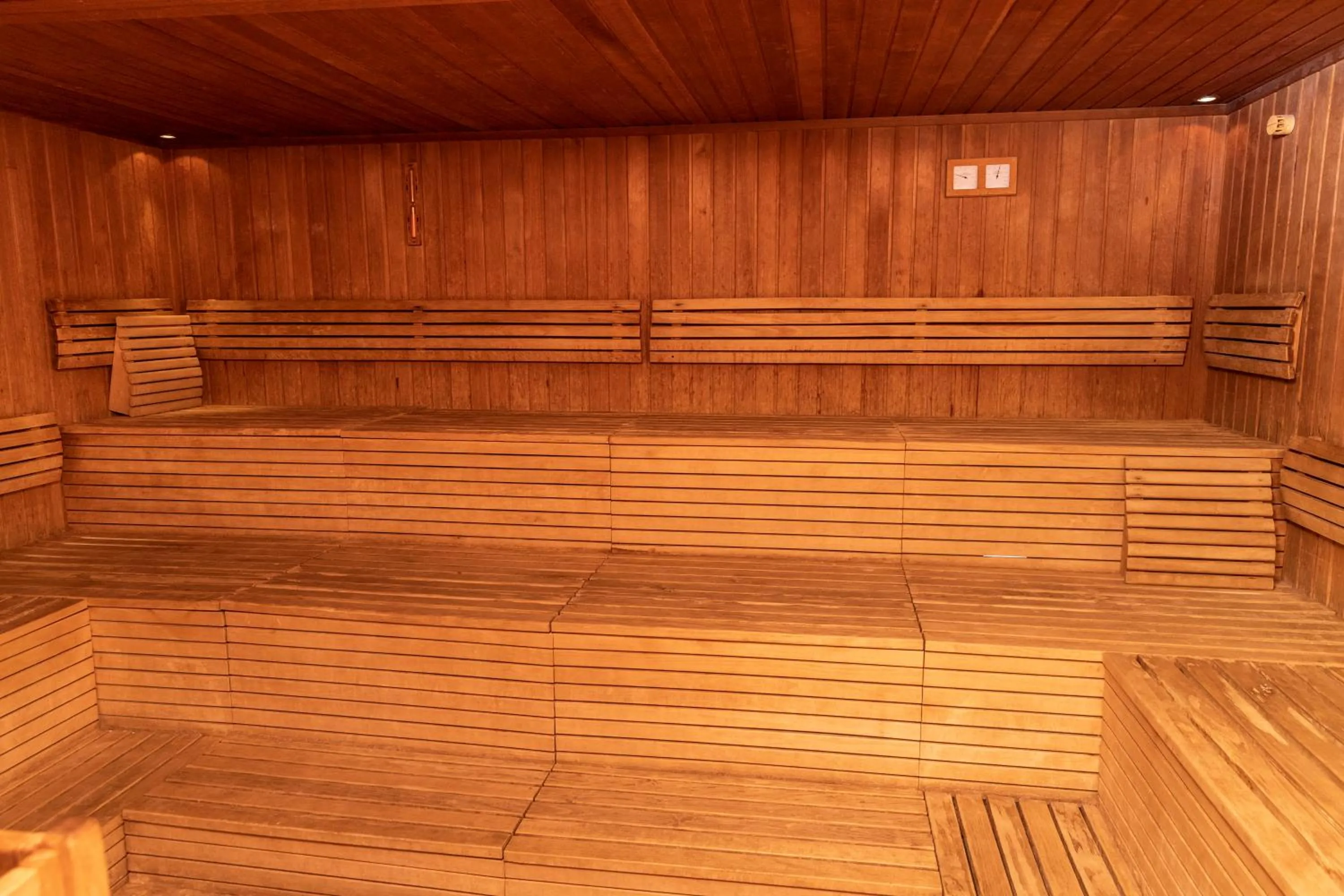 Sauna in Vulkán Wellness Hotel & Camping