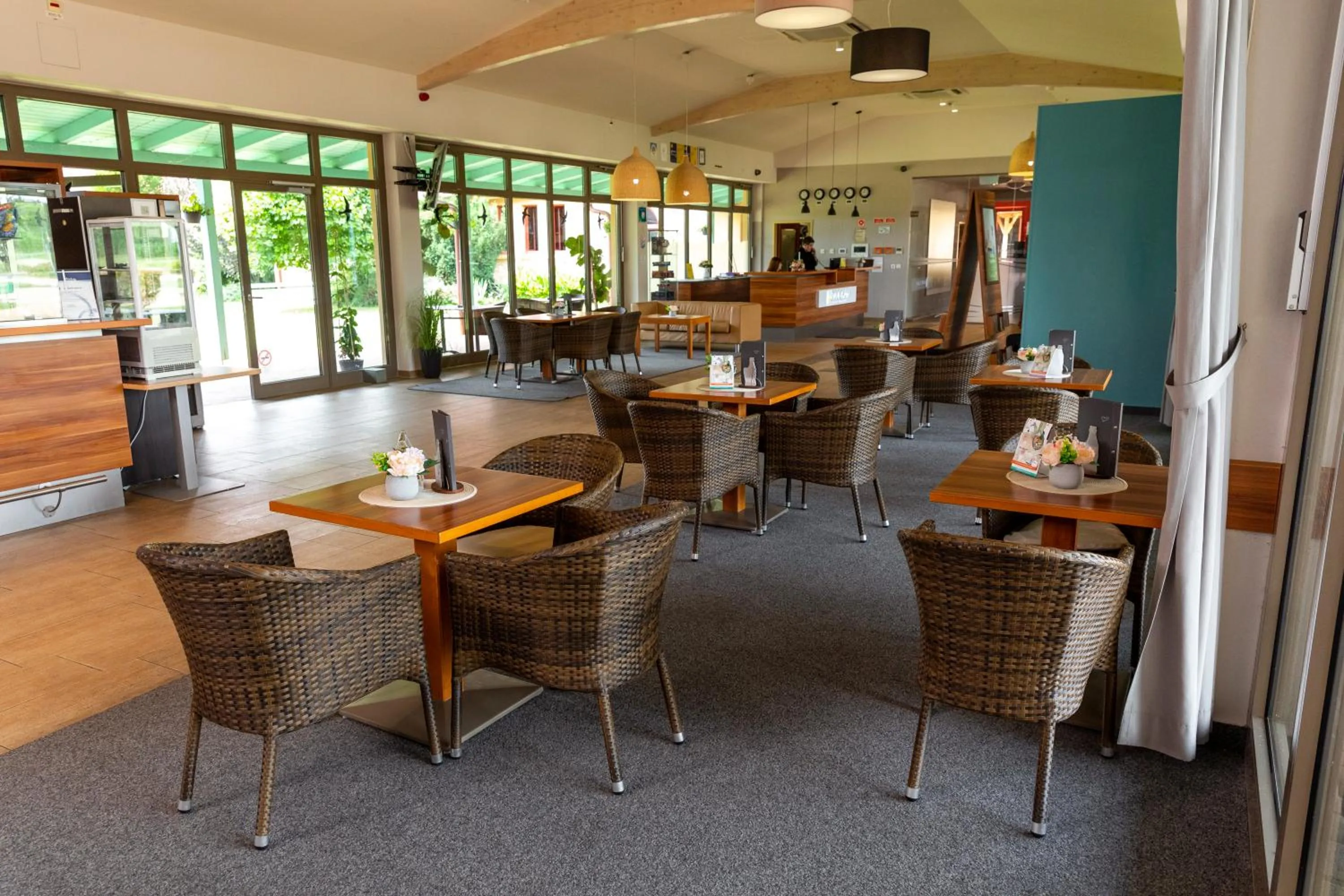 Lobby or reception in Vulkán Wellness Hotel & Camping