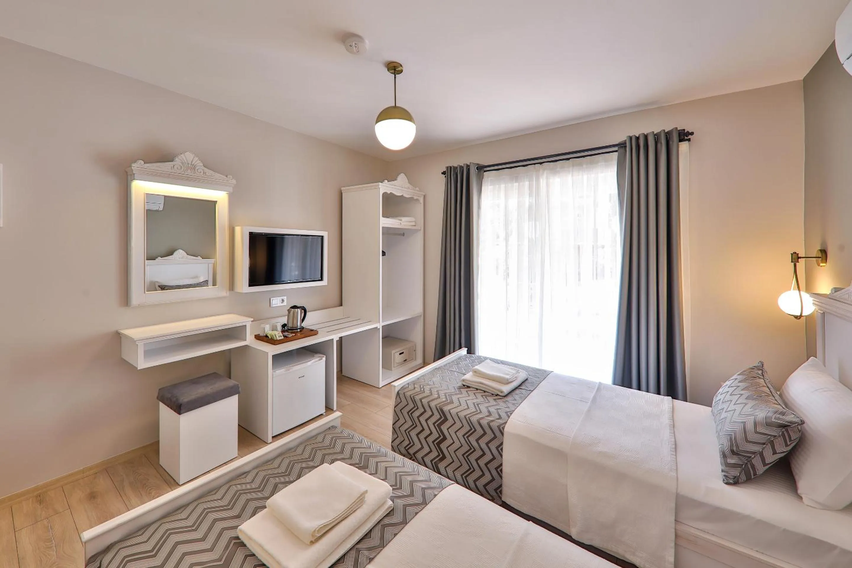 Bed in Lora Kaş Hotel