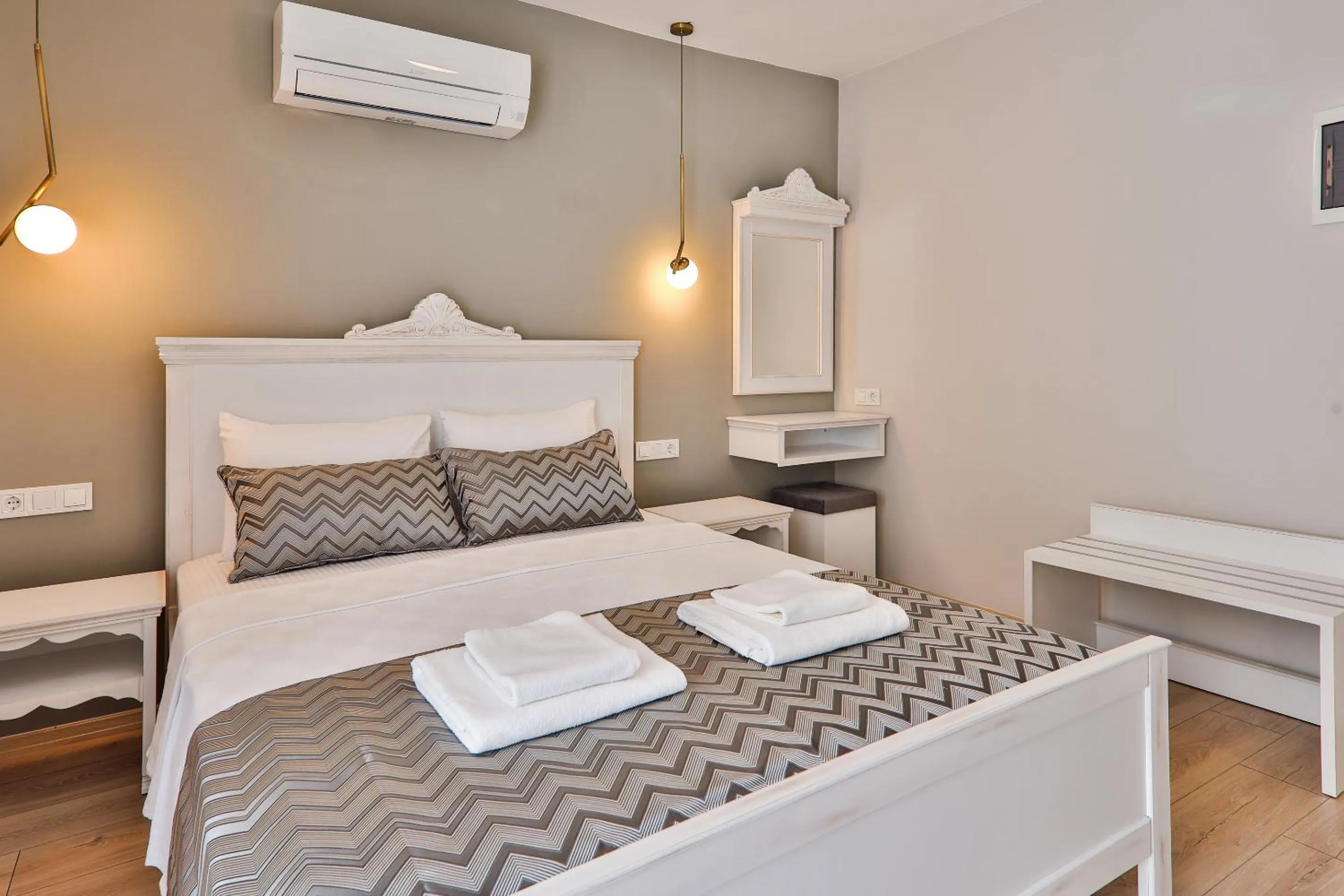 Bed in Lora Kaş Hotel