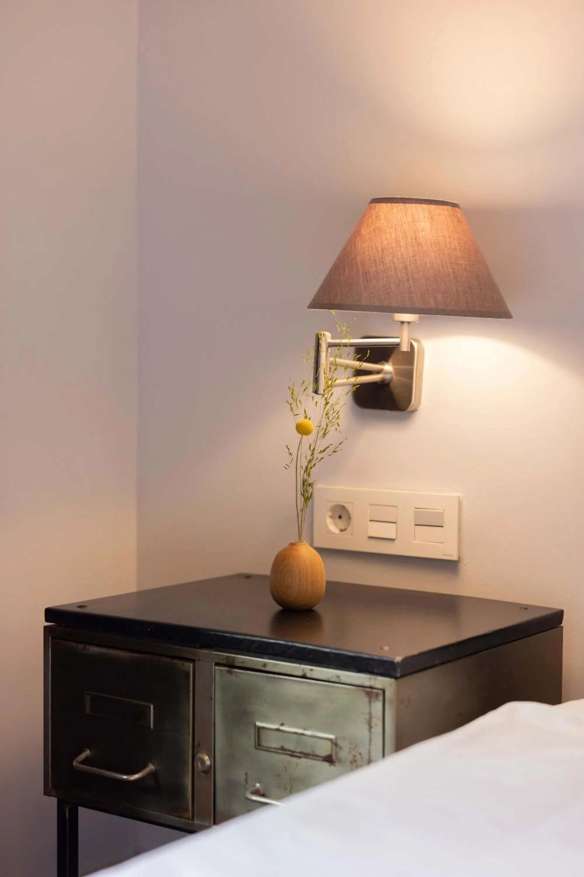 Decorative detail, Bed in We Boutique Hotel Barcelona