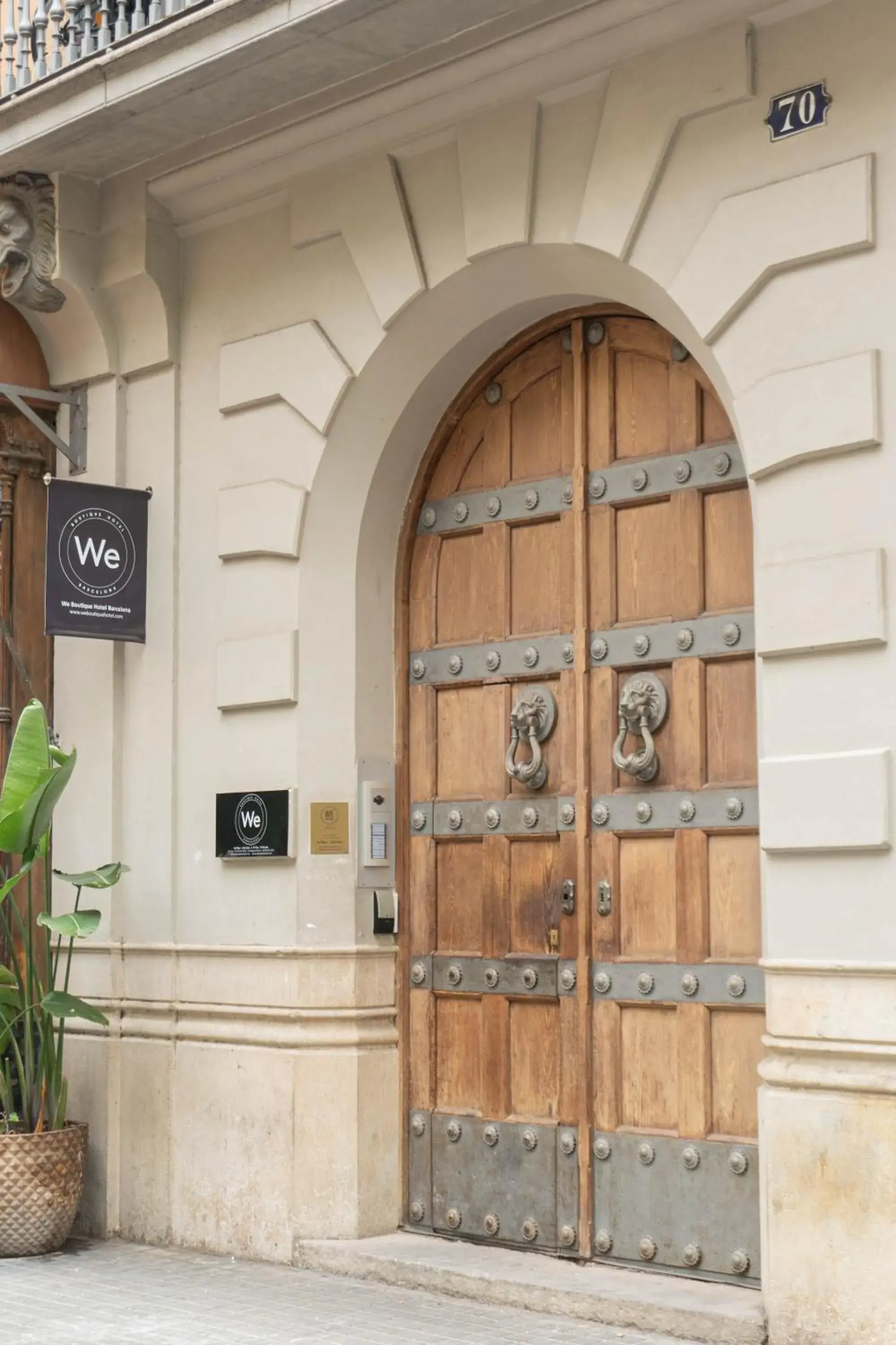 Facade/entrance in We Boutique Hotel Barcelona Facade/entrance in We Boutique Hotel Barcelona