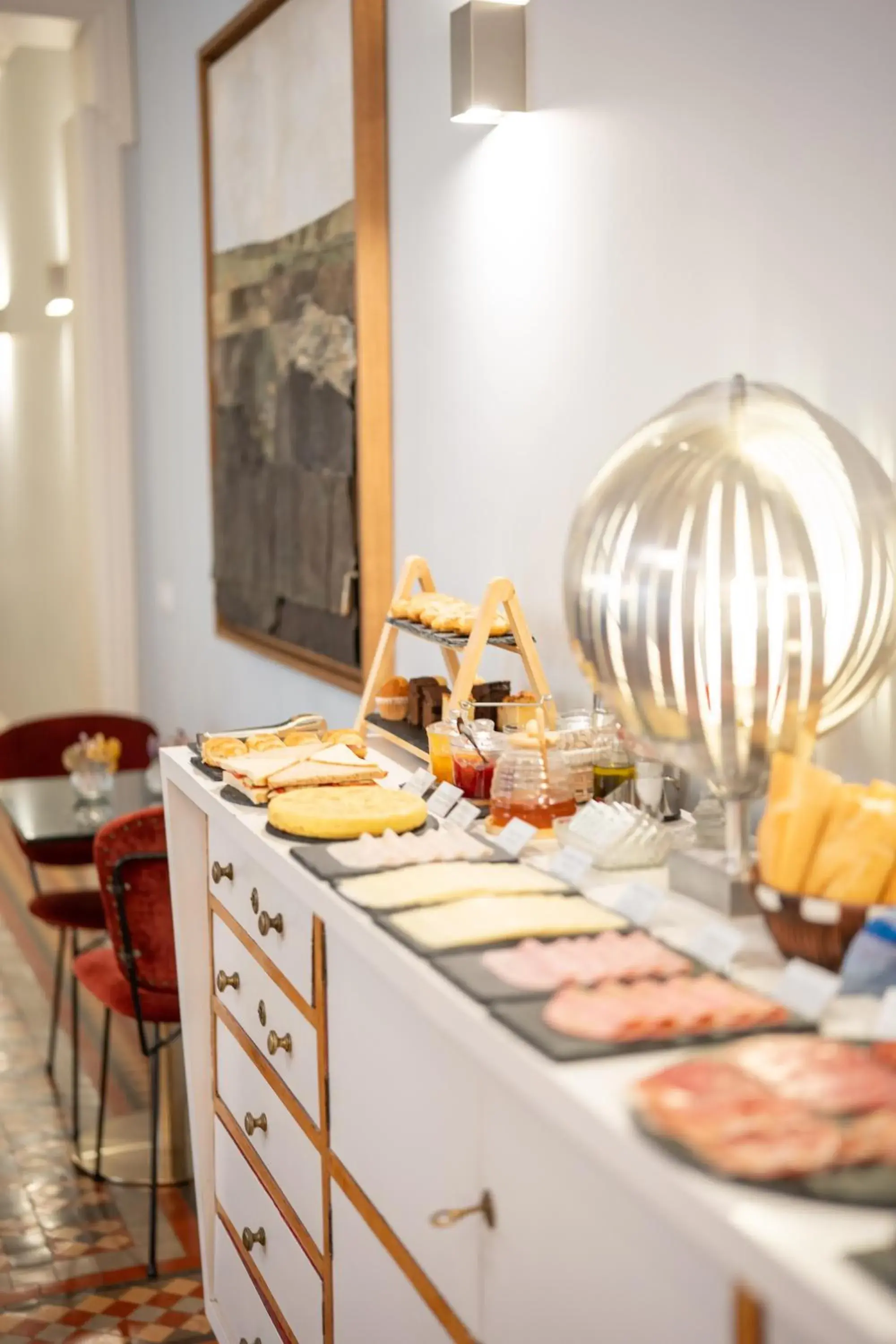 Buffet breakfast in We Boutique Hotel Barcelona Buffet breakfast in We Boutique Hotel Barcelona