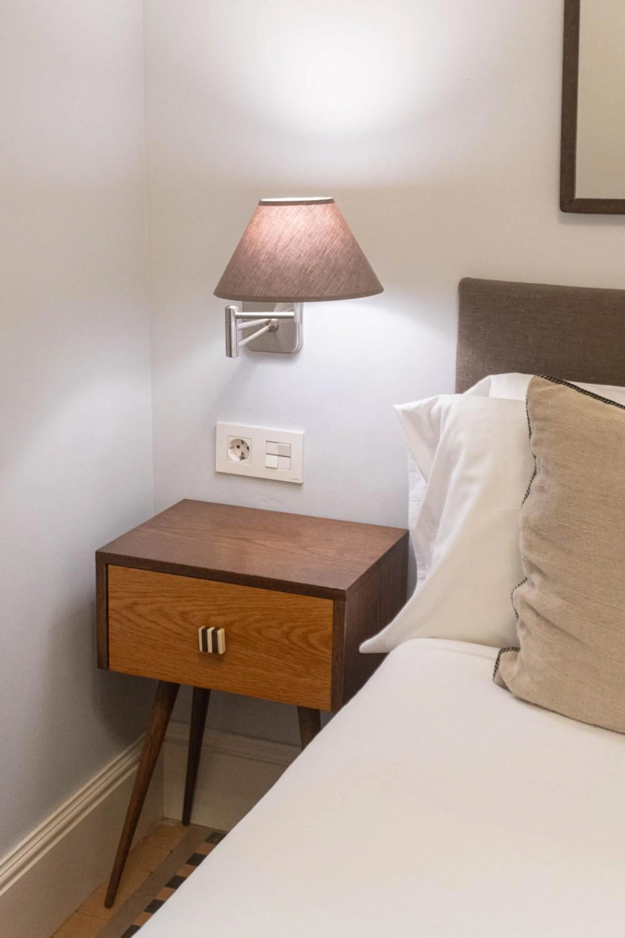 Decorative detail, Bed in We Boutique Hotel Barcelona