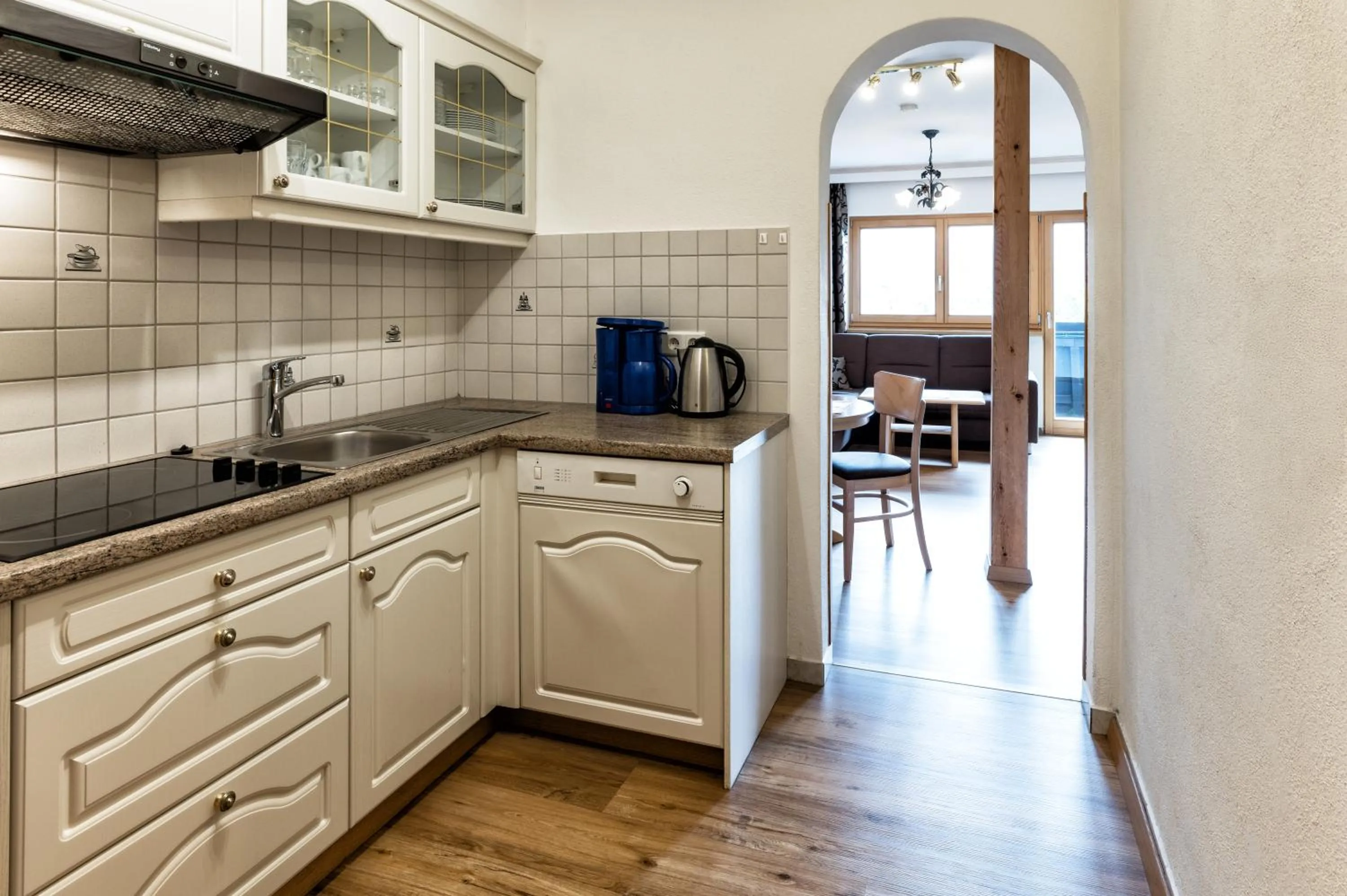 kitchen in Appartementanlage Kerber