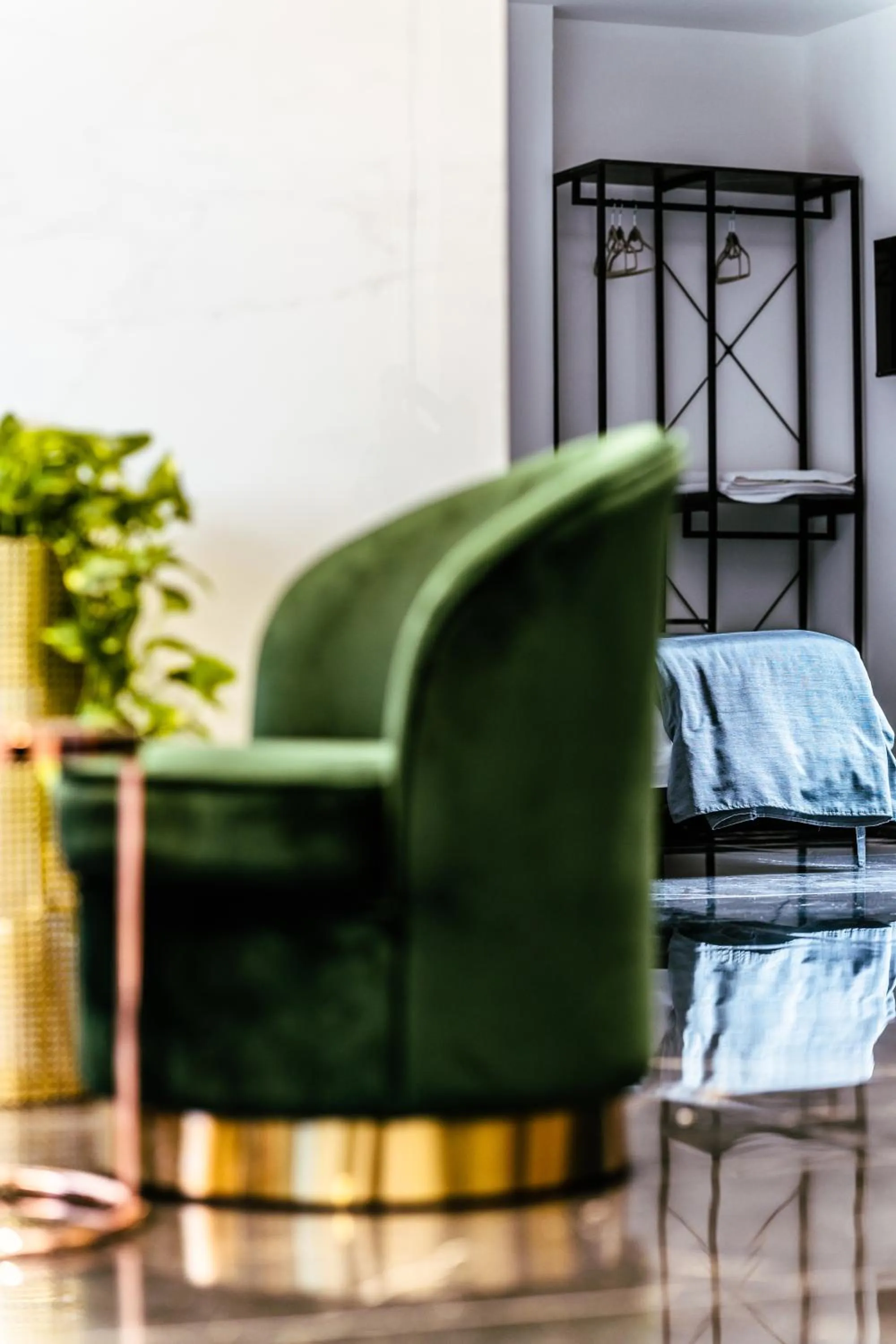 Living room in Marmur luxury room