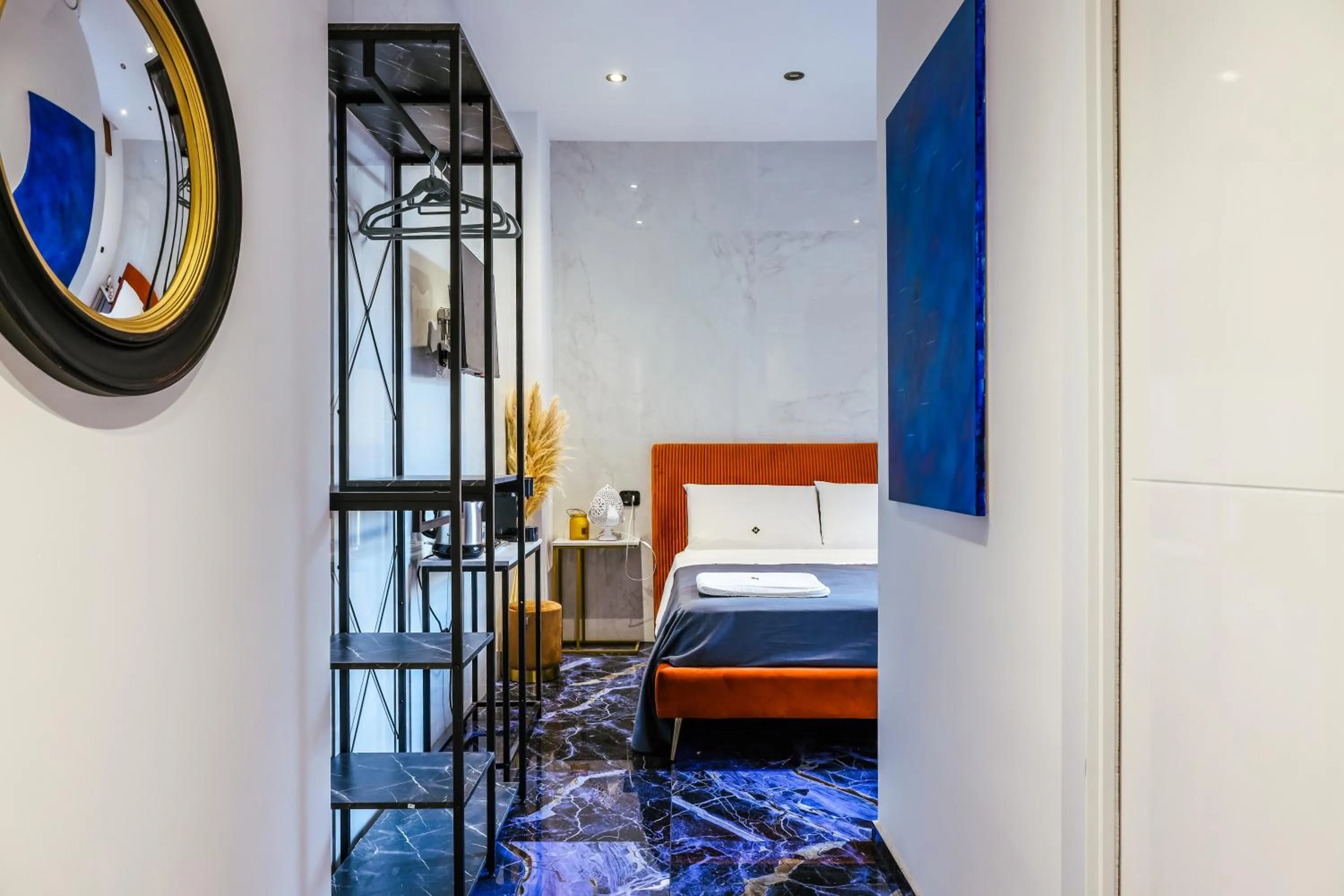 Bedroom, Bed in Marmur luxury room