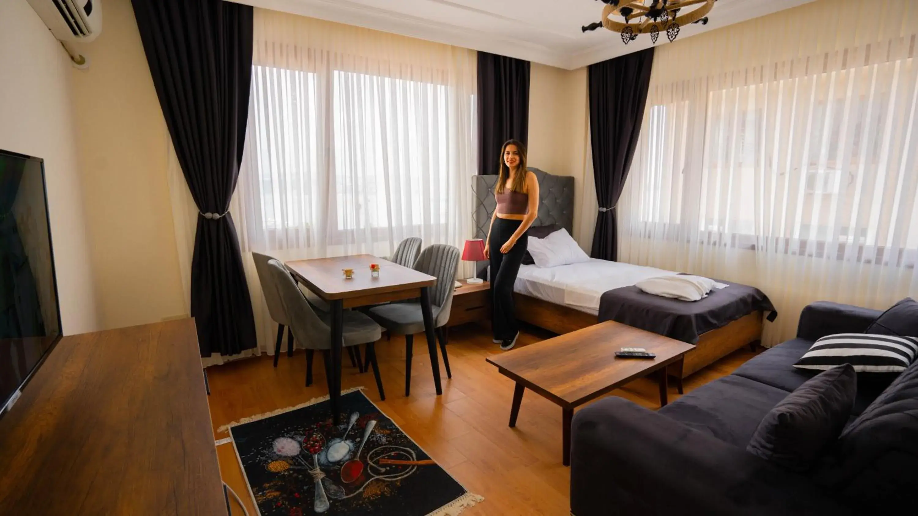 Photo of the whole room, Bed in Istanbul Galata Port Modern Suite & Apartments Taksim Photo of the whole room, Bed in Istanbul Galata Port Modern Suite & Apartments Taksim