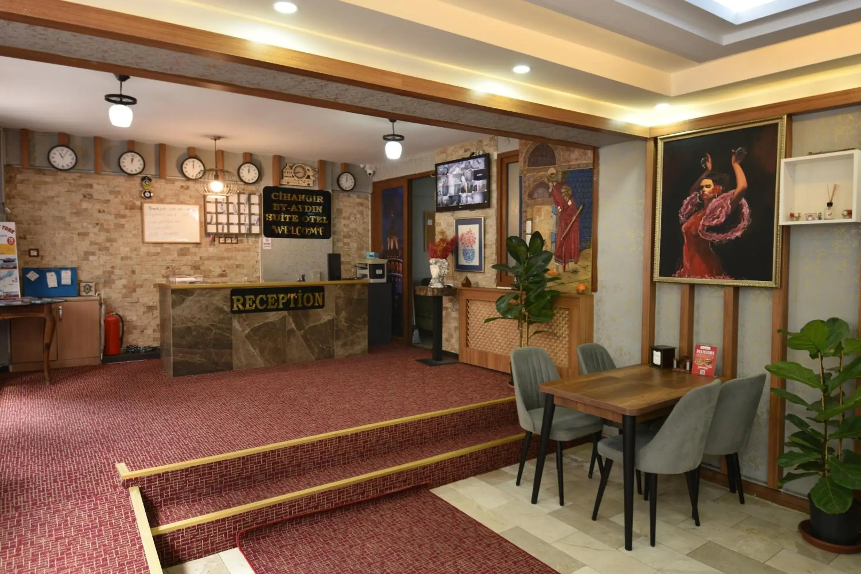 Lobby or reception in Cihangir by Aydin Suite Hotel Lobby or reception in Cihangir by Aydin Suite Hotel