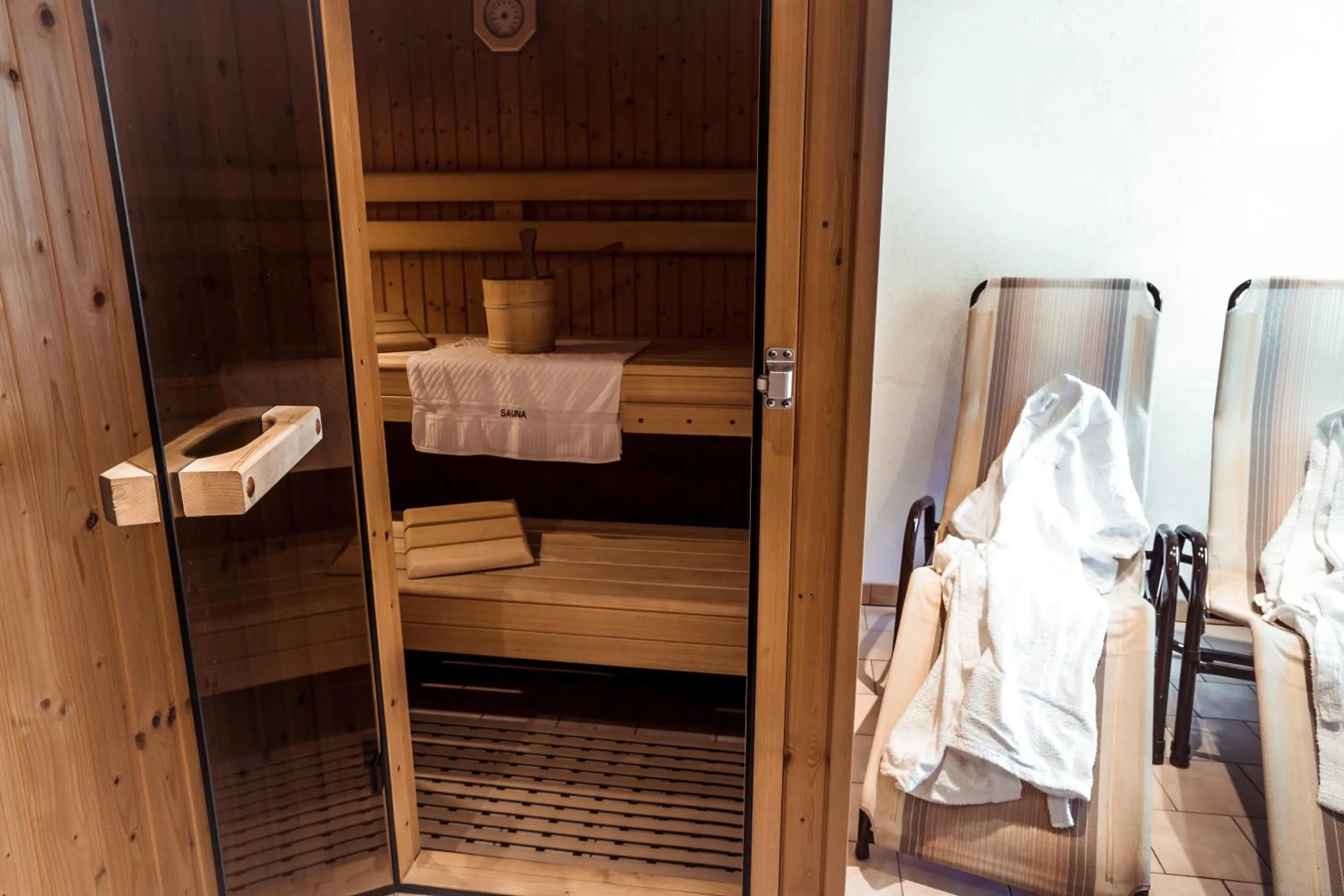 Sauna, Bed in Hotel Zita
