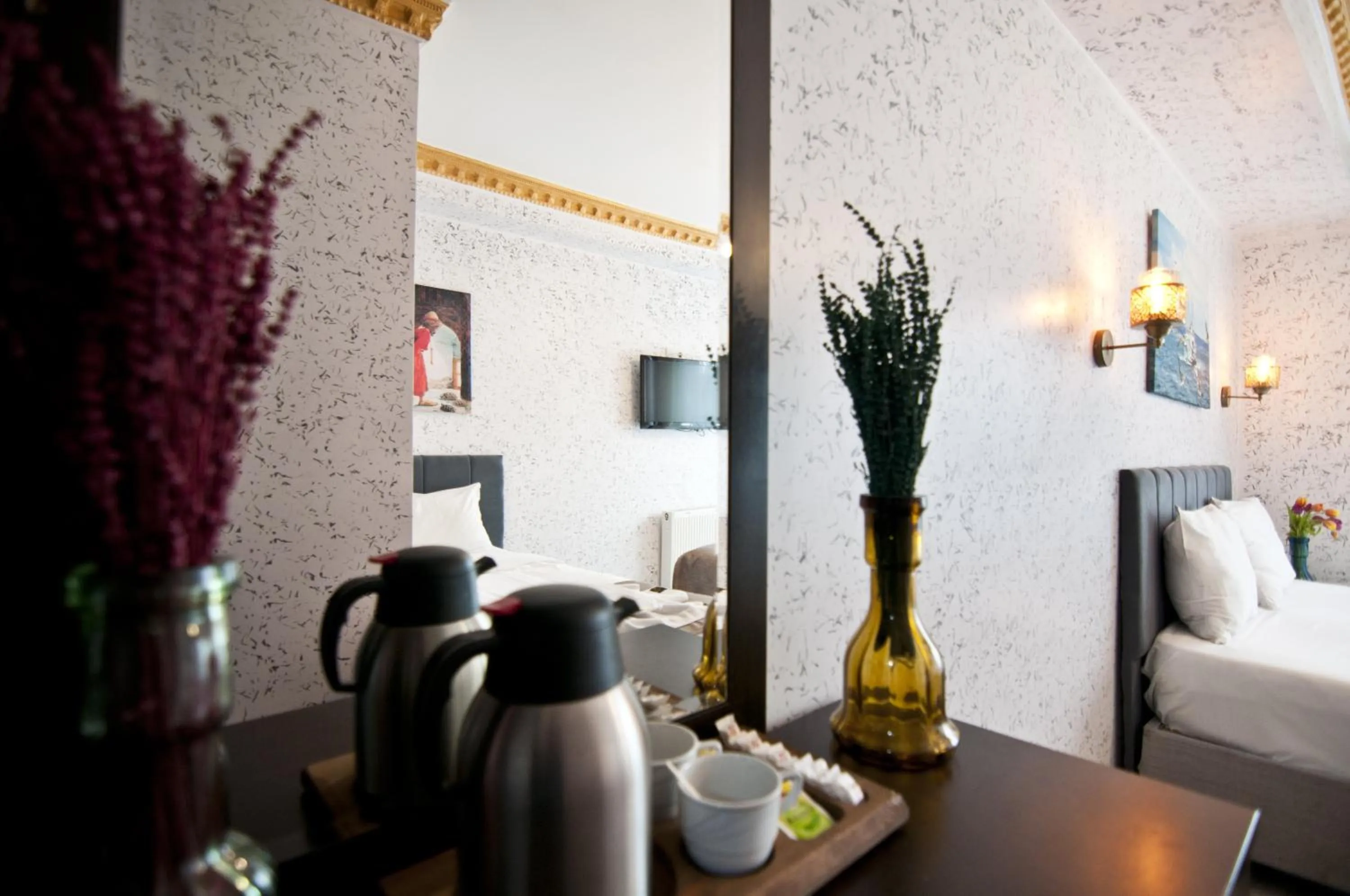 Bed in Golden Horn Life Hotel