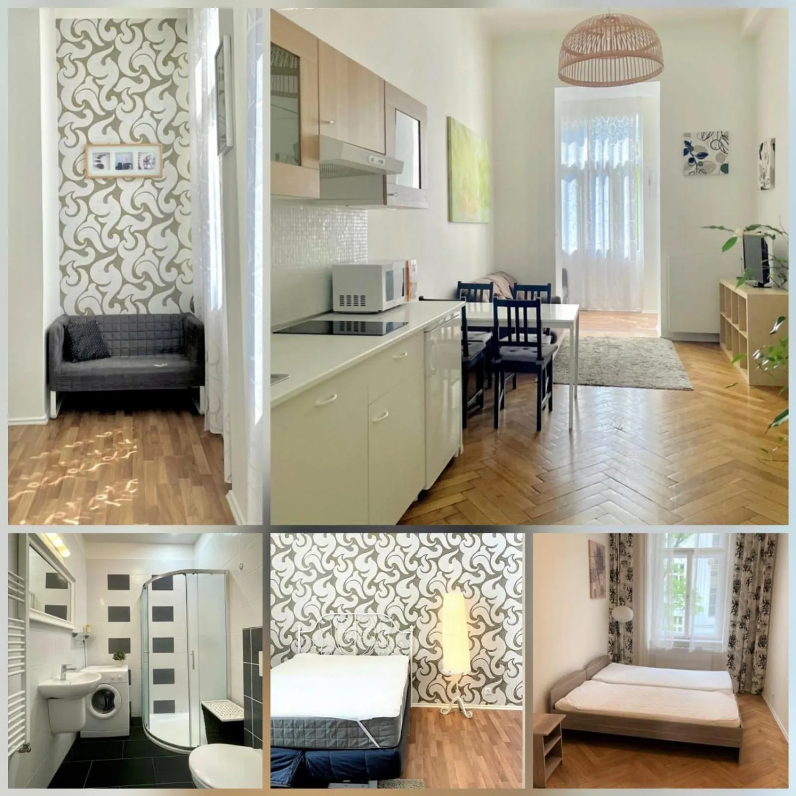 Bed in Gallys Apartments