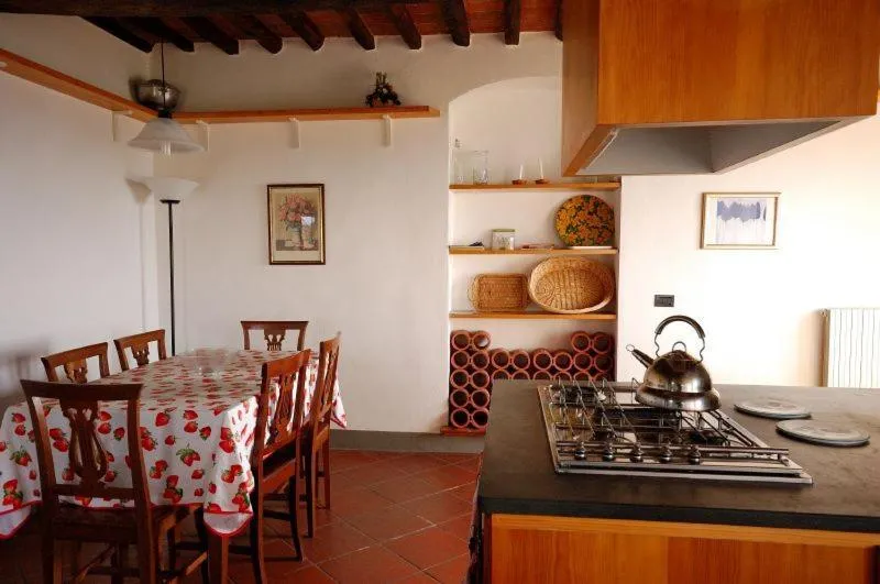 Kitchen or kitchenette in Fattoria di Fubbiano