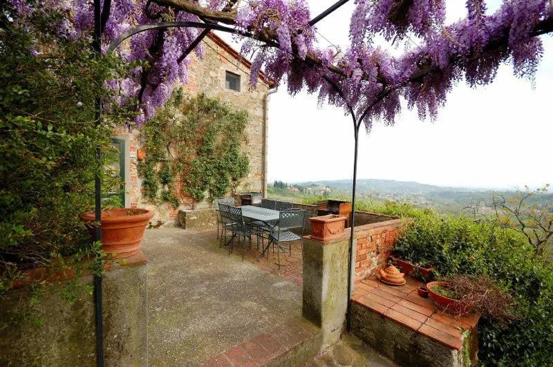 Balcony/Terrace in Fattoria di Fubbiano