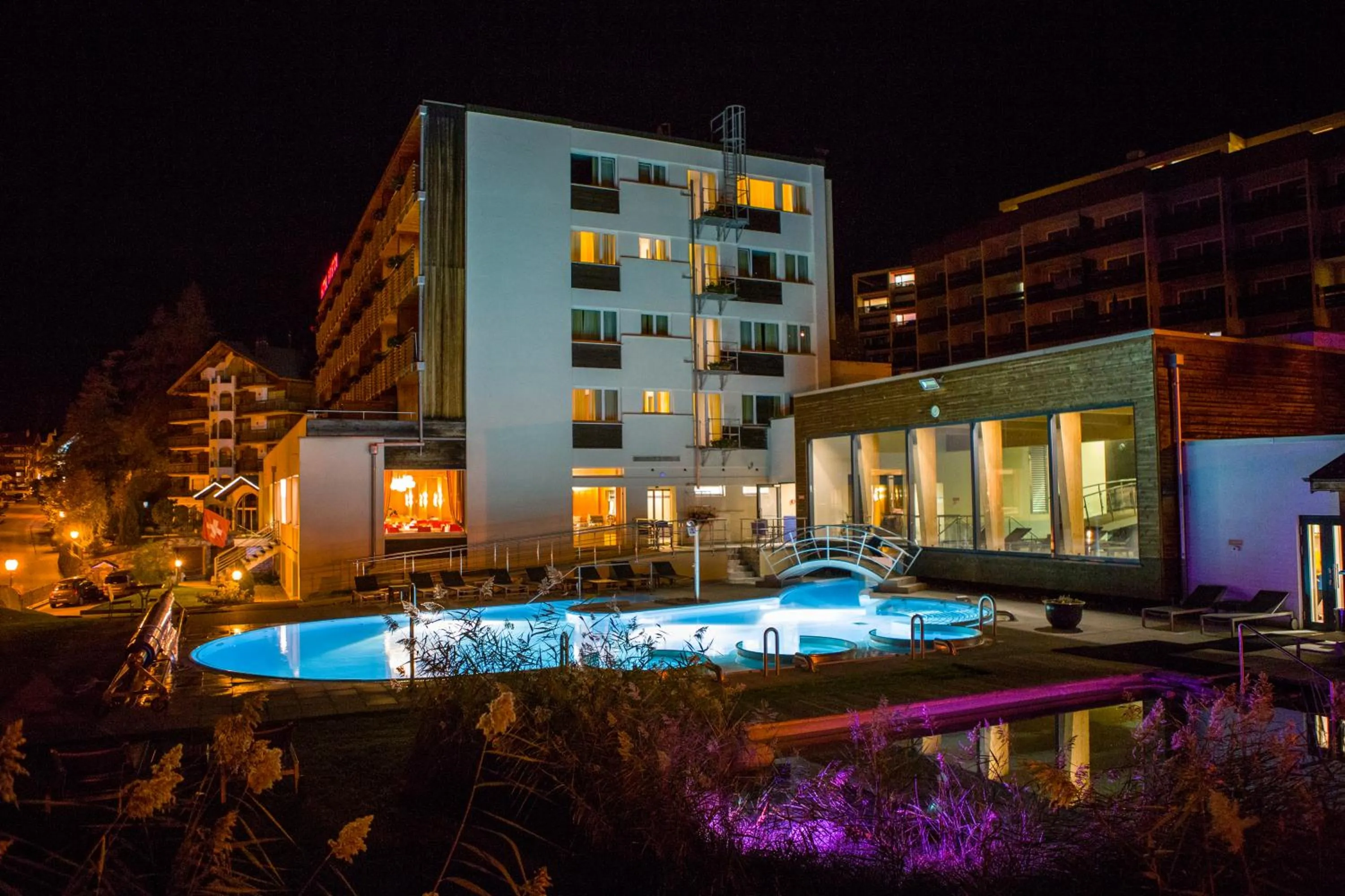 Night in Le Bristol Leukerbad