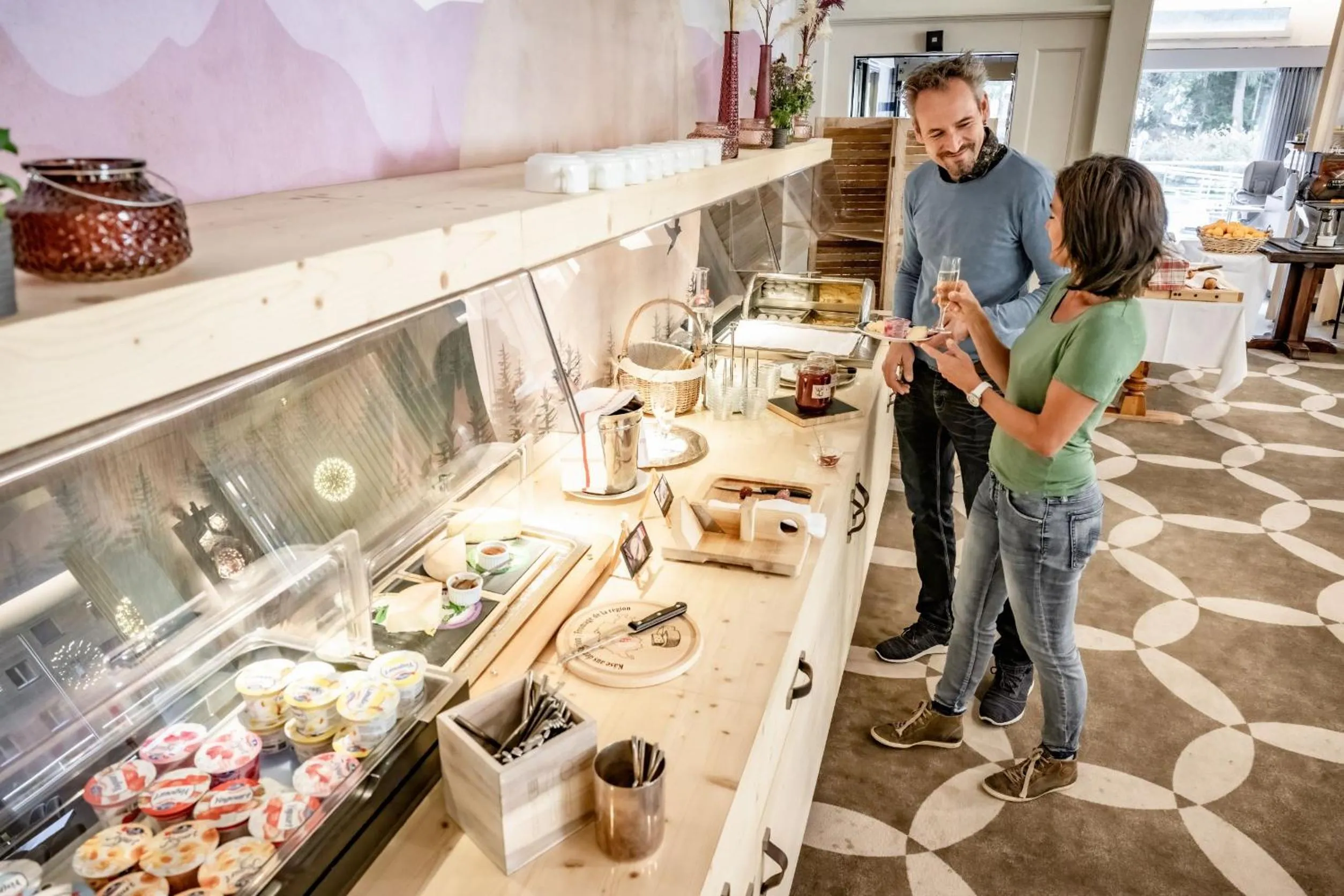 Buffet breakfast in Le Bristol Leukerbad