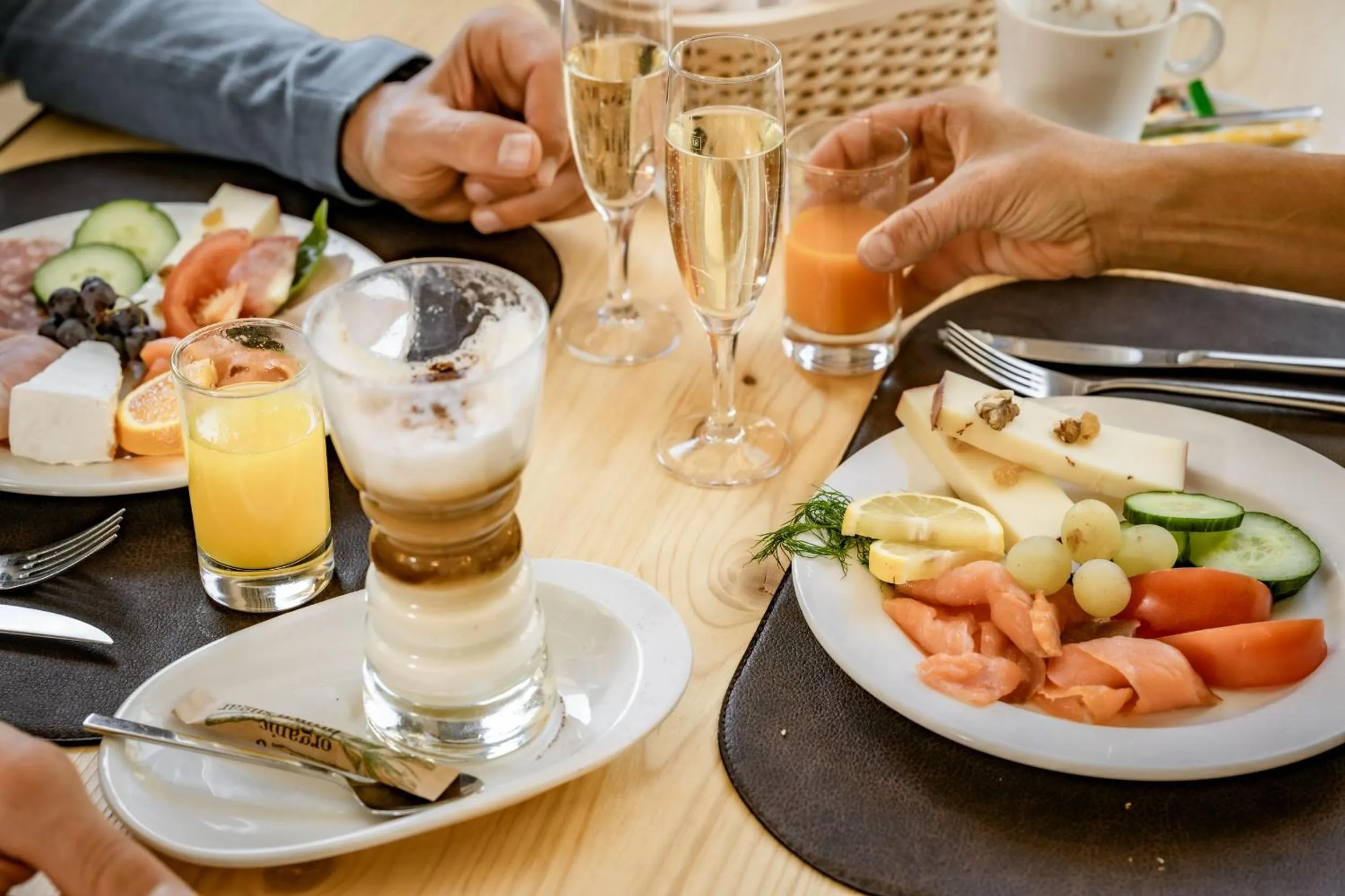 Breakfast in Le Bristol Leukerbad